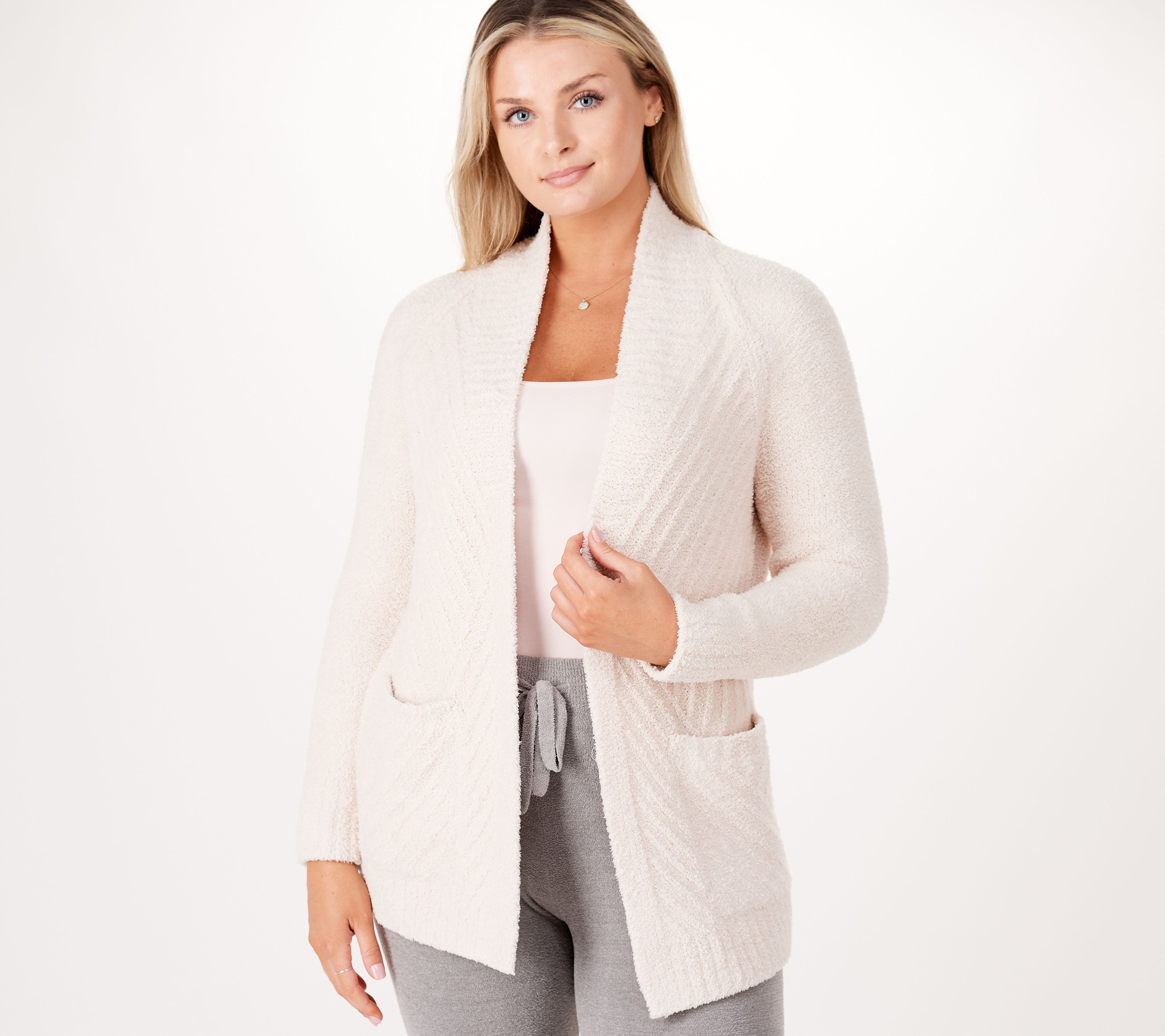 Barefoot Dreams CozyChic Directional Ribbed Cardigan