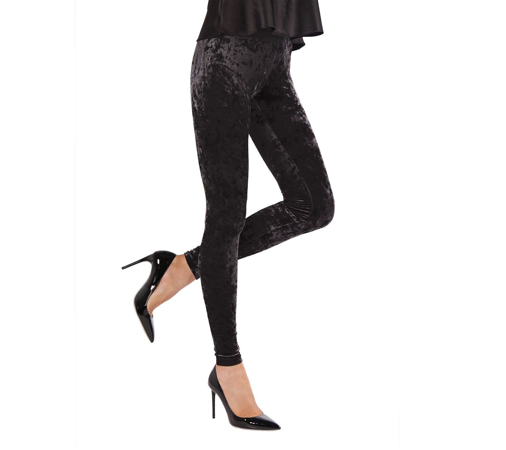 Memoi Crushed Velvet Leggings