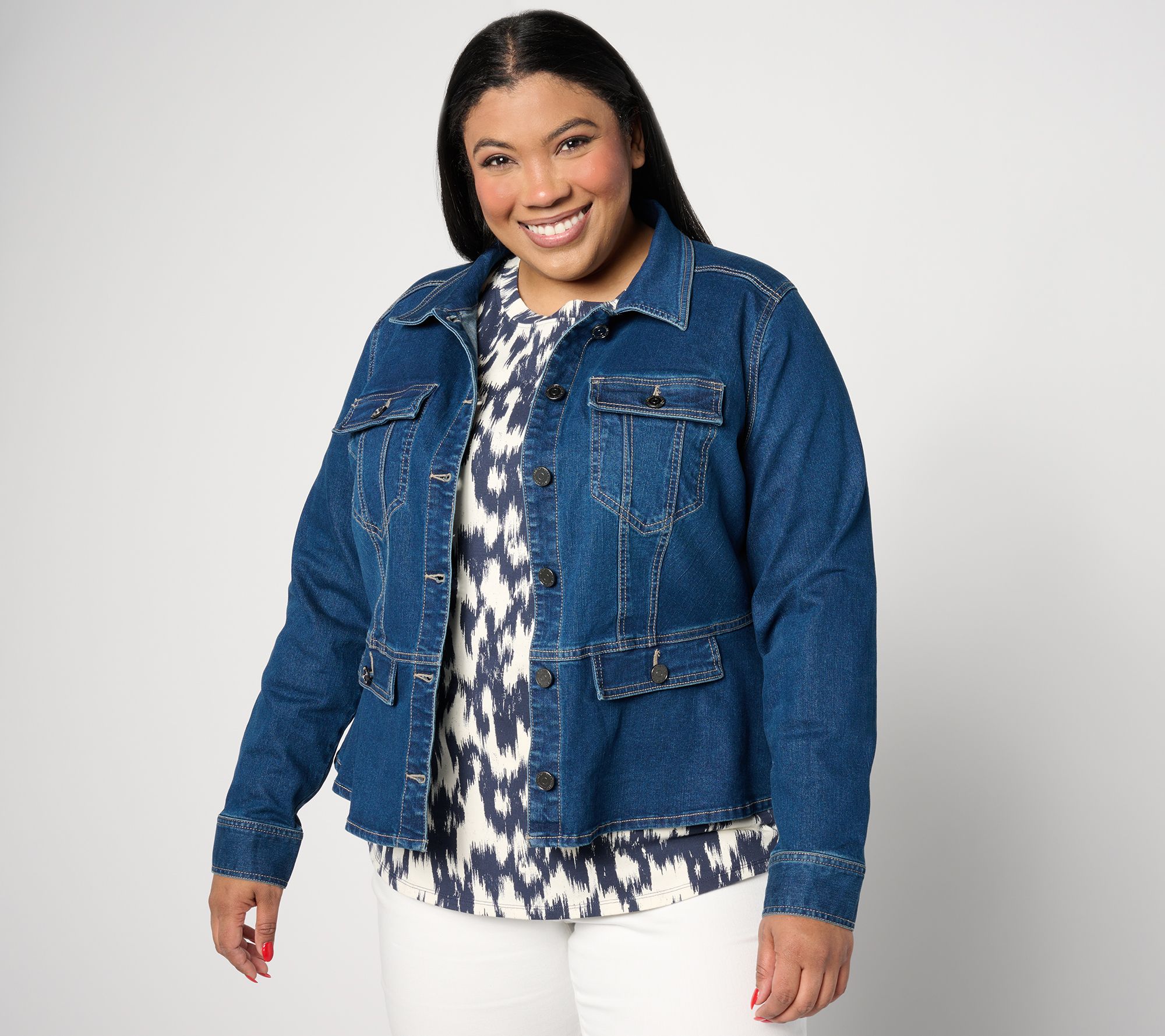 Jacket Other By Denim And Co Qvc Size: L – Clothes Mentor Dublin OH #128