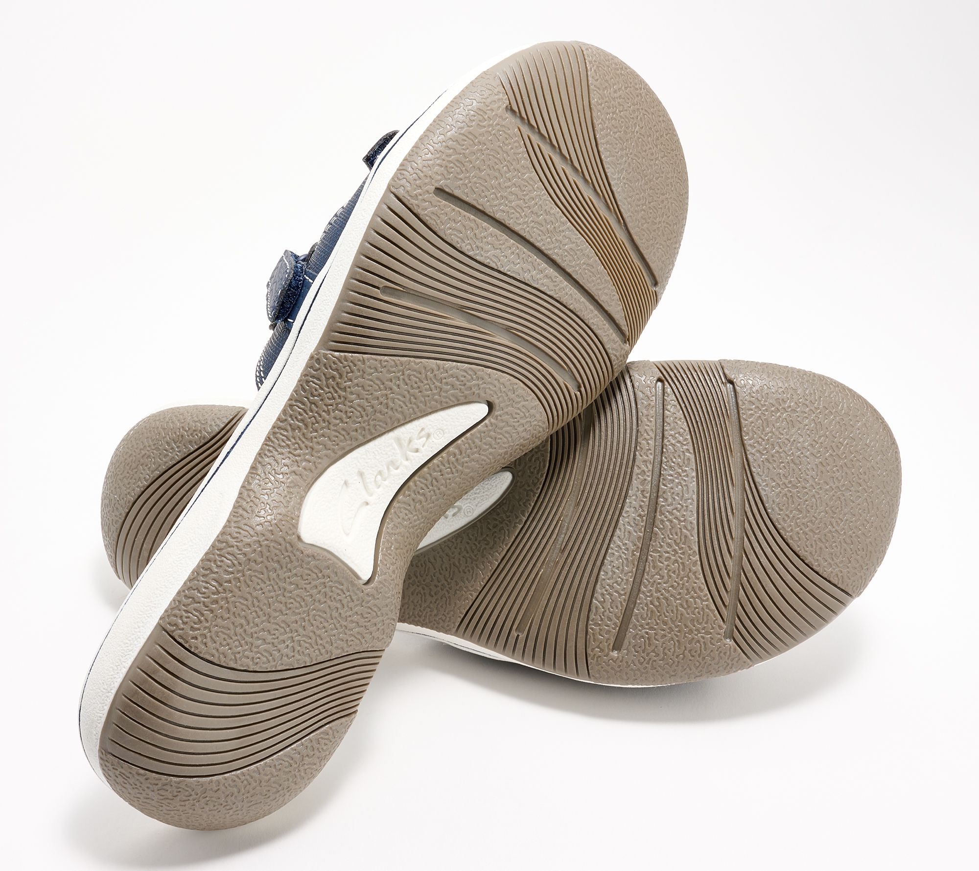 Clarks Cloudsteppers Sport Slide Sandals - - Breeze Piper - QVC.com