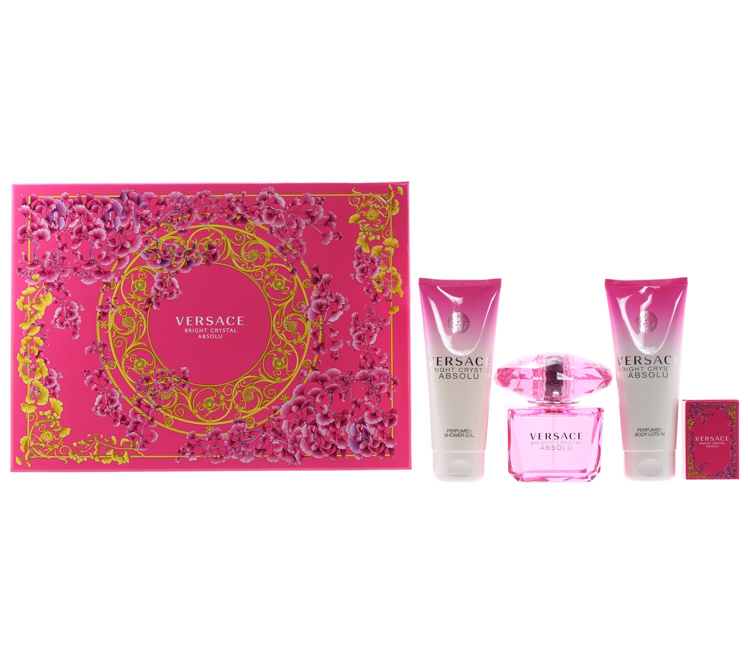 Discrepantie Staat zuiger Versace Bright Crystal Absolu 4-Piece Gift Set - QVC.com