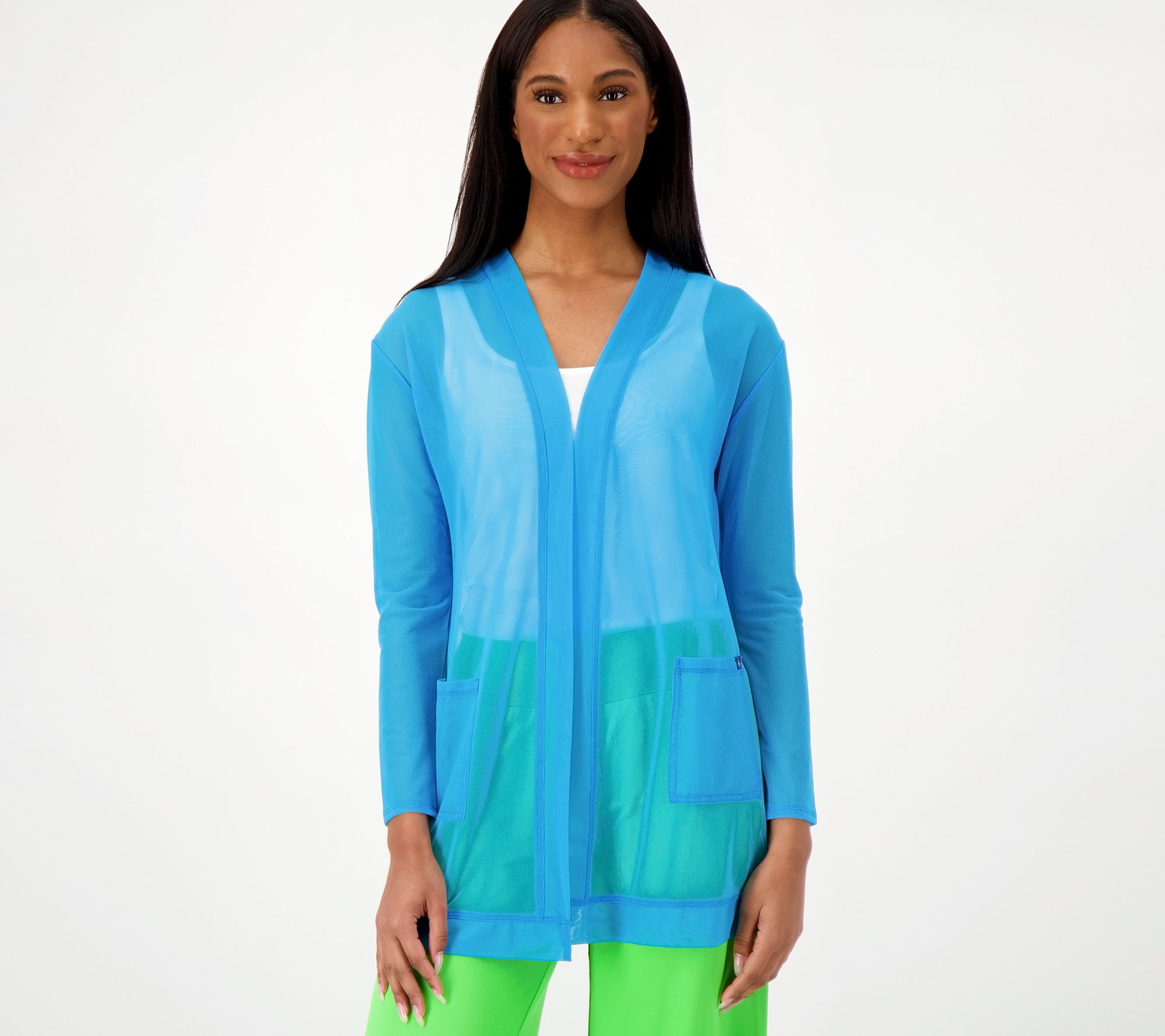 Lug Lounge Lightweight Mesh Cardigan - Skeeter