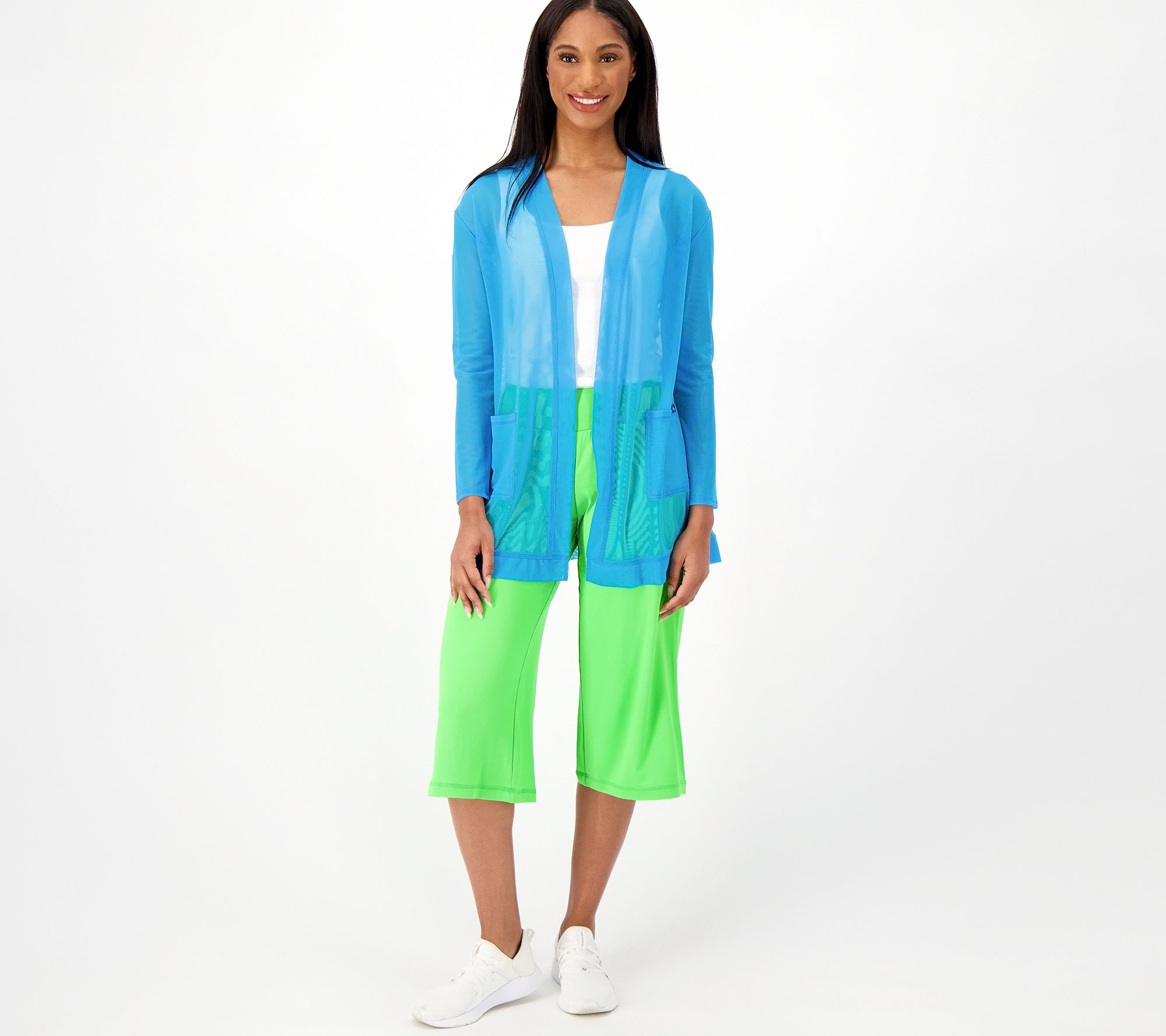 Lug Lounge Lightweight Mesh Cardigan - Skeeter