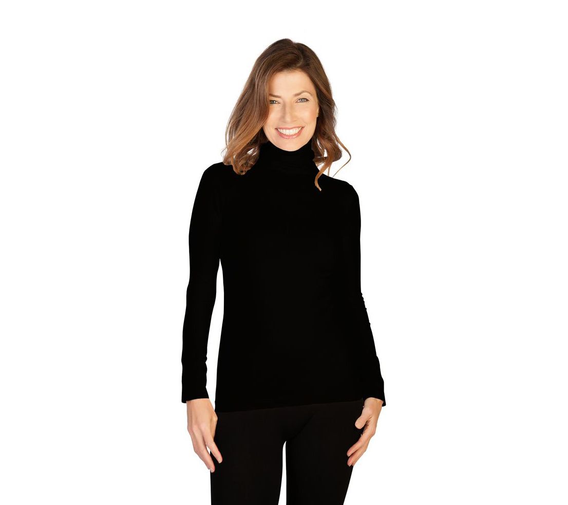 Skinnytees Missy Turtleneck - QVC.com