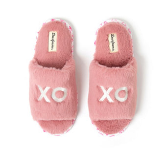 Dearfoams Women's Furry XOXO Slide Slipper - A606854