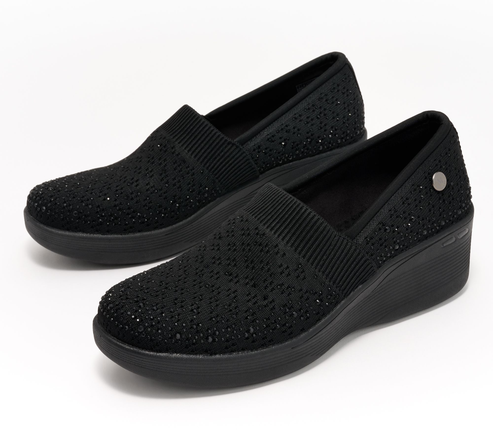 Martha Stewart x Skechers Pier-Lite Vegan Sparkle Slip- Ons-Reflections