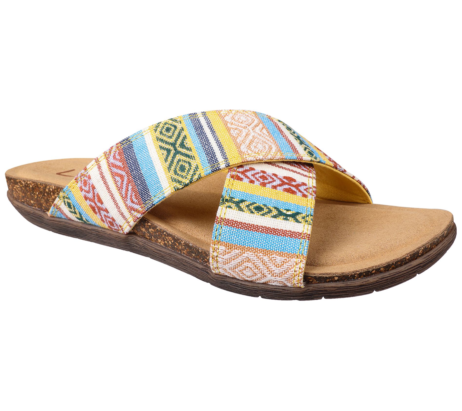 Lamo Fabric Slip-On Sandal - Leyla