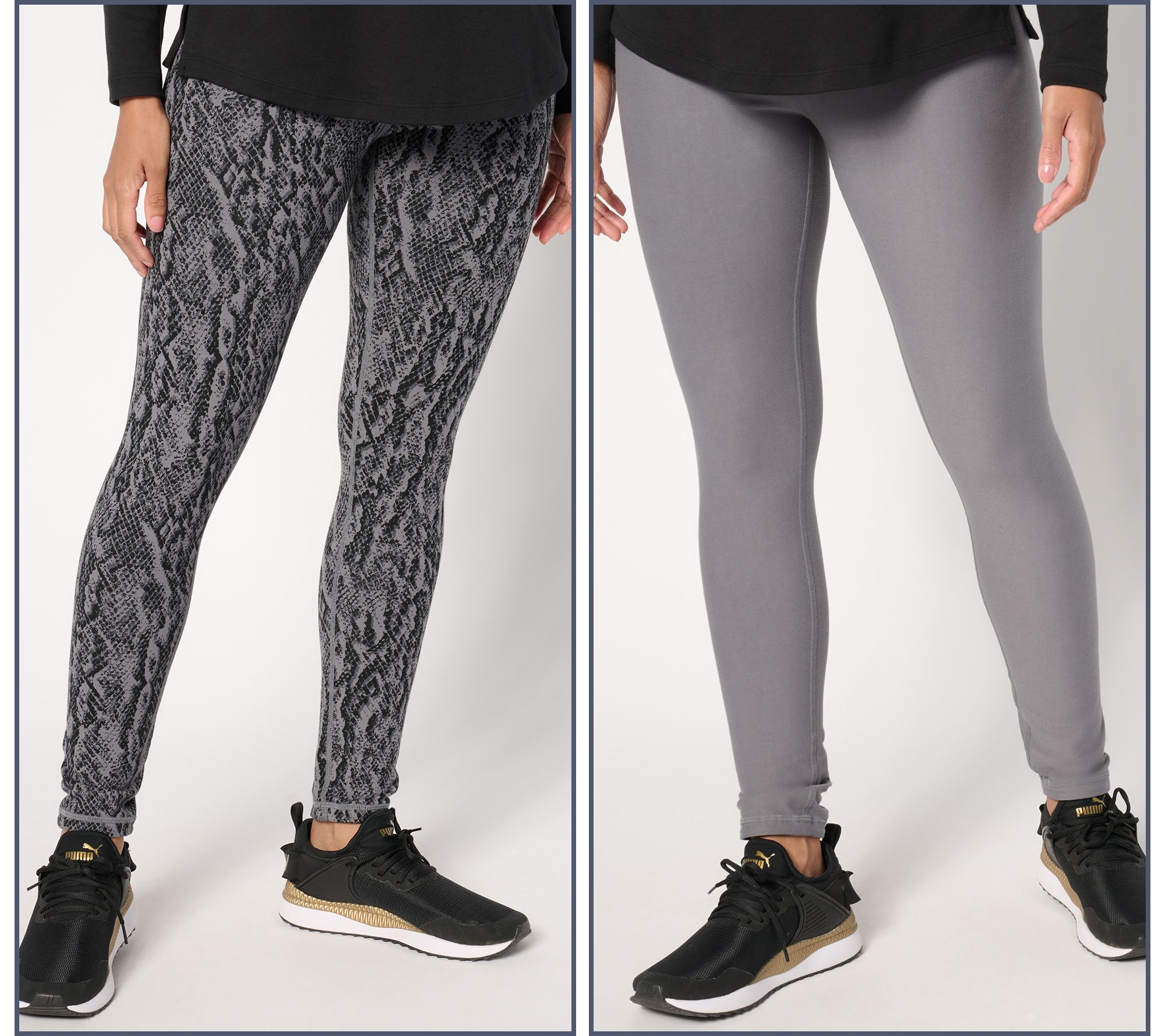 "As Is" Women With Control Regular Reversible Leggings