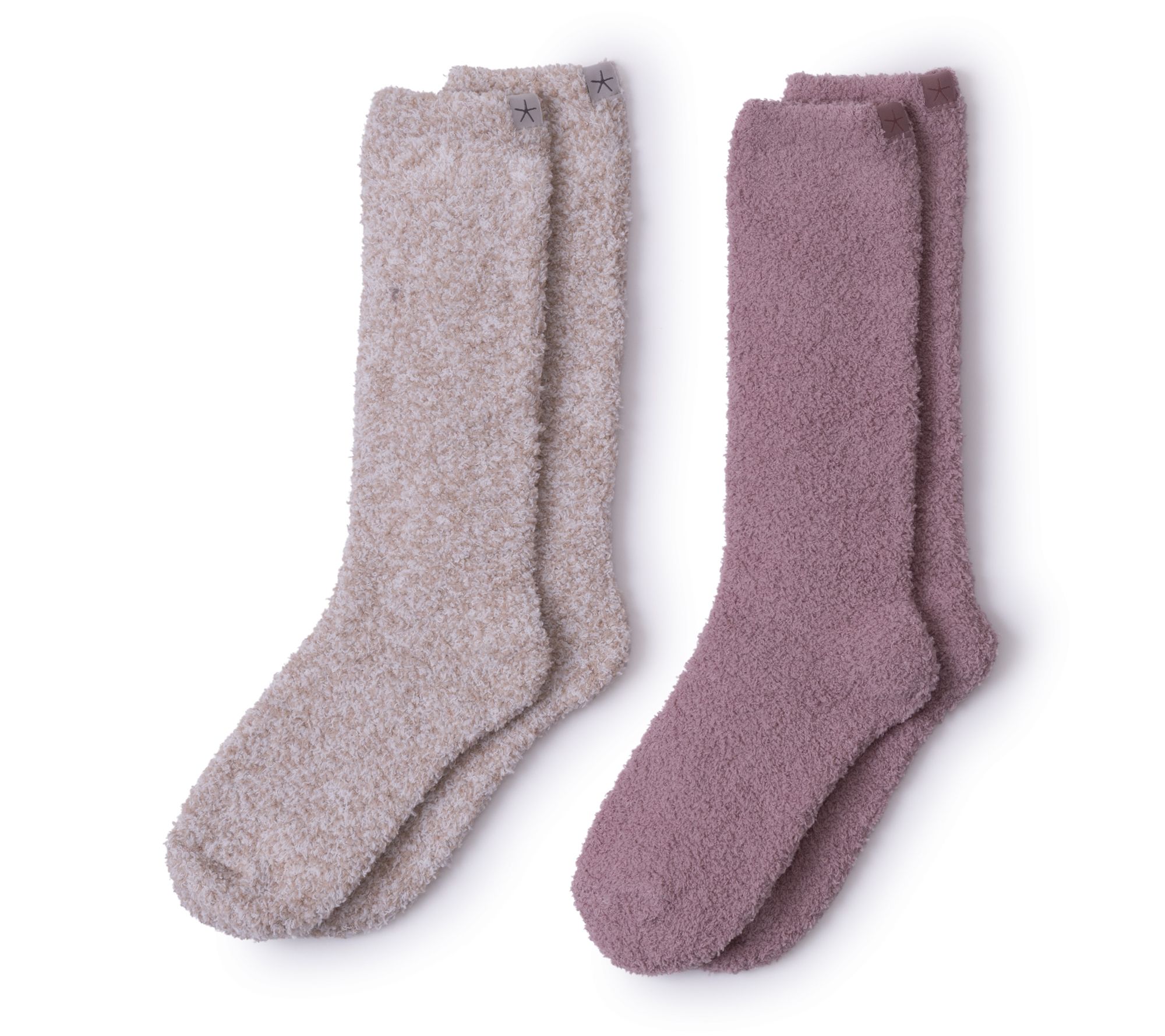 Barefoot Dreams Women's CozyChic Set of 2 Crew Socks