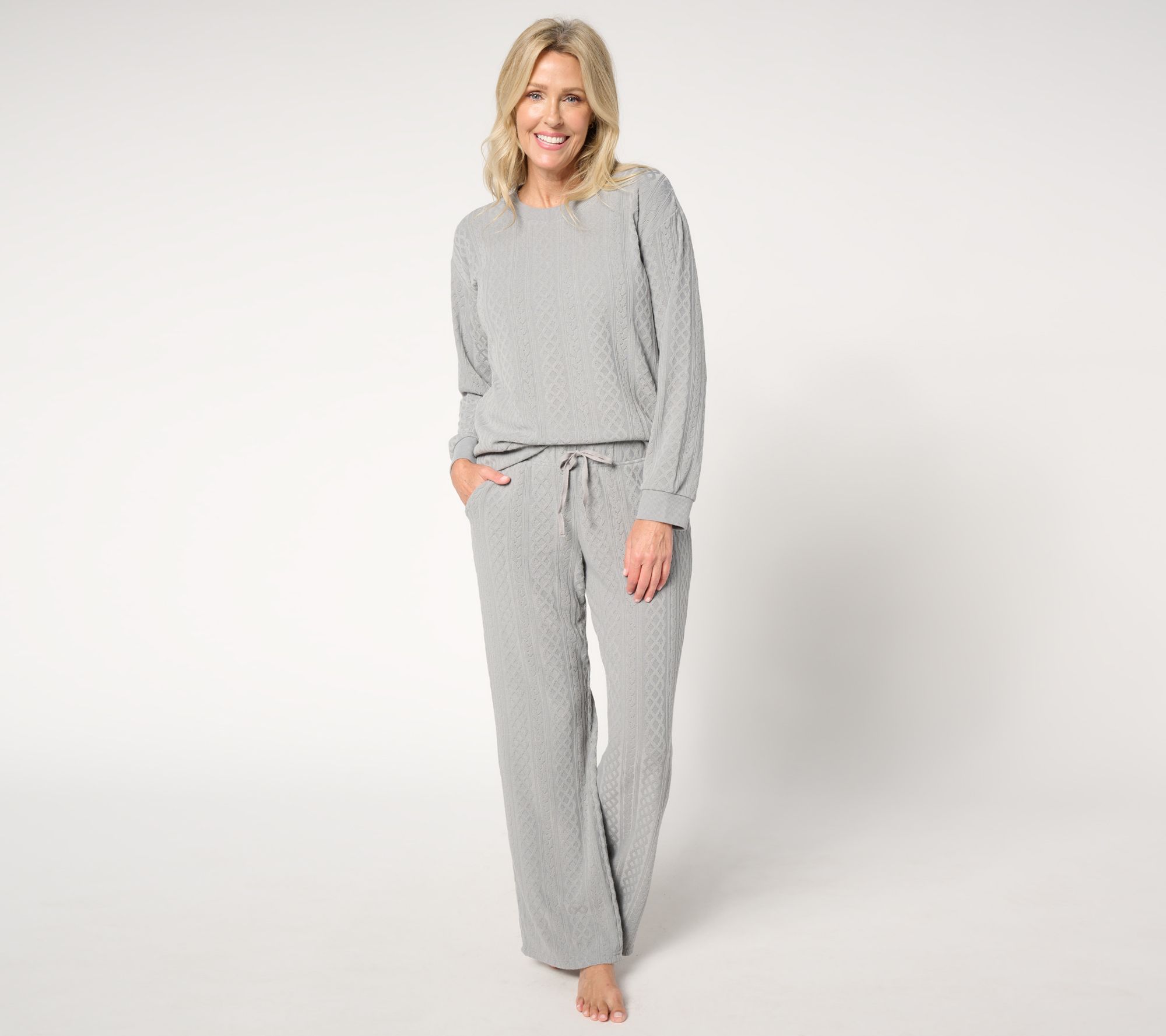 "As Is" MUK LUKS Sweater Soft Lounge Set