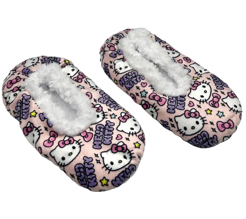 Girl's Fuzzy Slipper Socks with Gripper Dot Bottoms