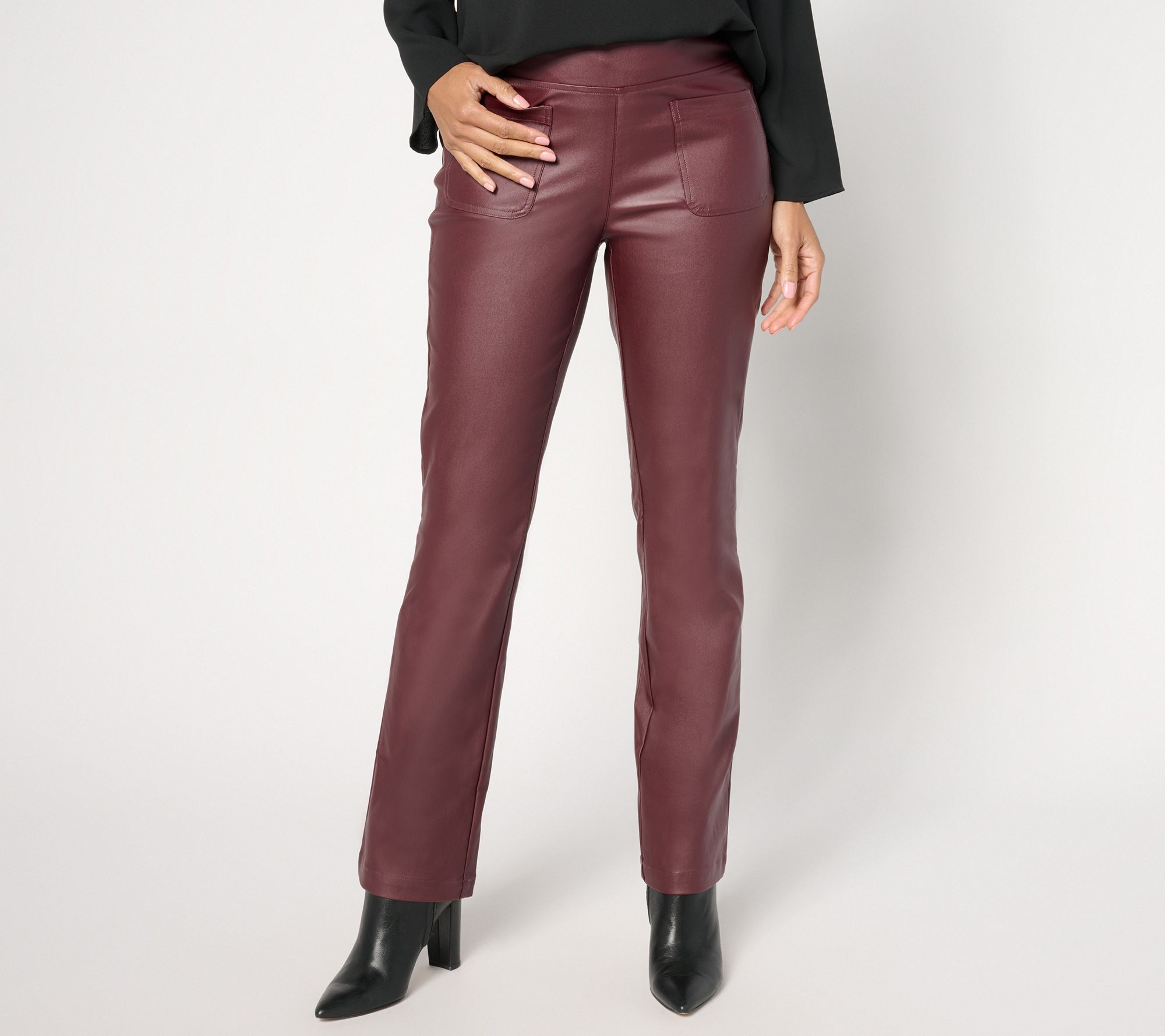 "As Is" Belle by Kim Gravel Reg Rebelleious Coated Twill Baby Boot Pant