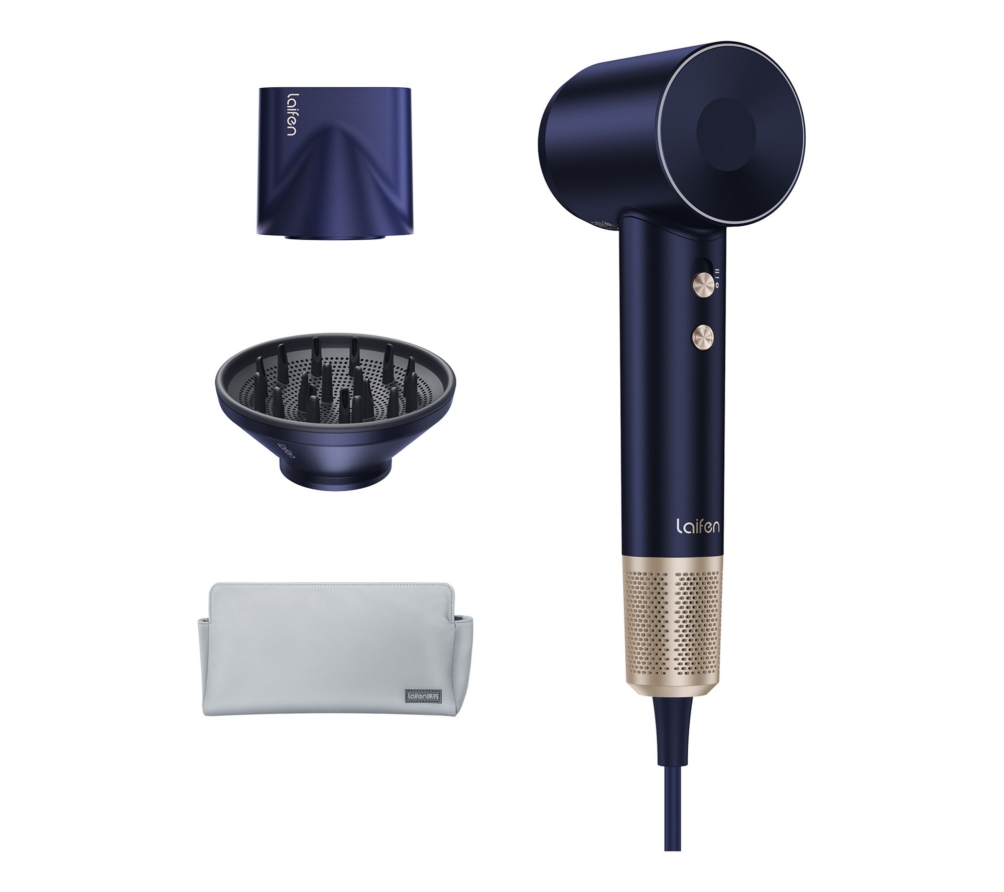 Laifen SWIFT Premium Hair Dryer with 2 Nozzles& Bag