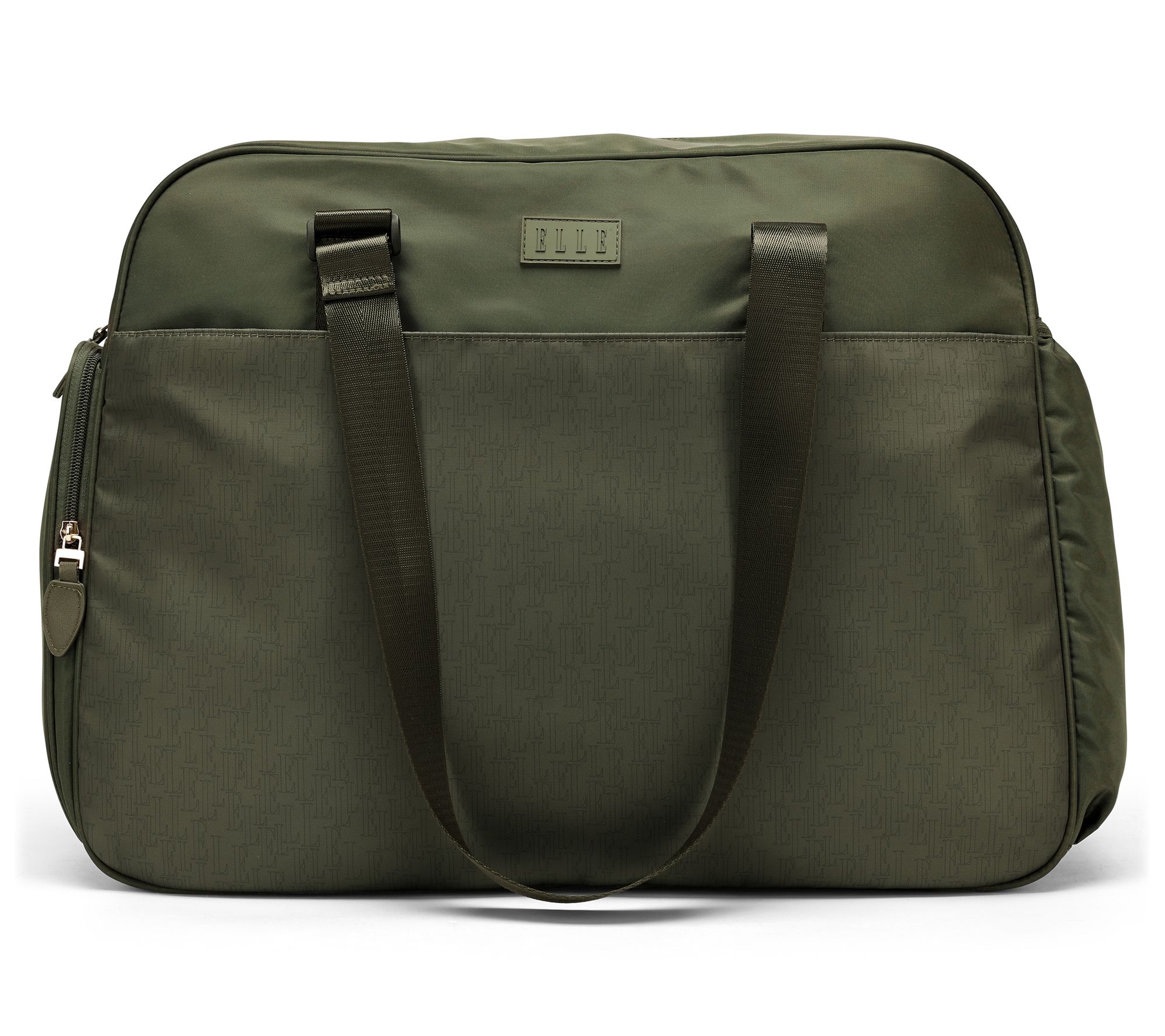 ELLE Wayfarer Monogram Weekender Duffel Bag