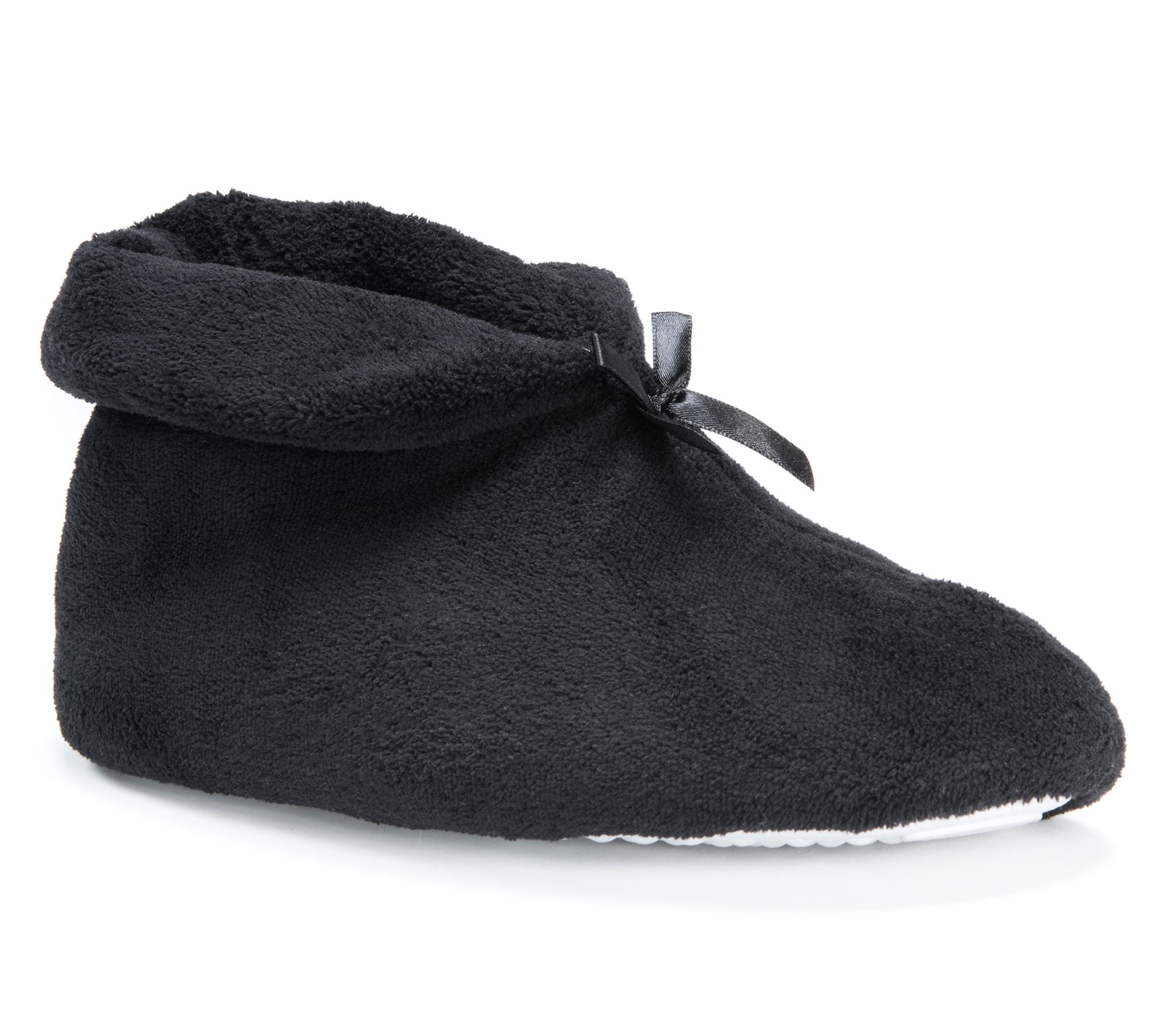 MUK LUKS Women's Terry Cuff Slipper Booties