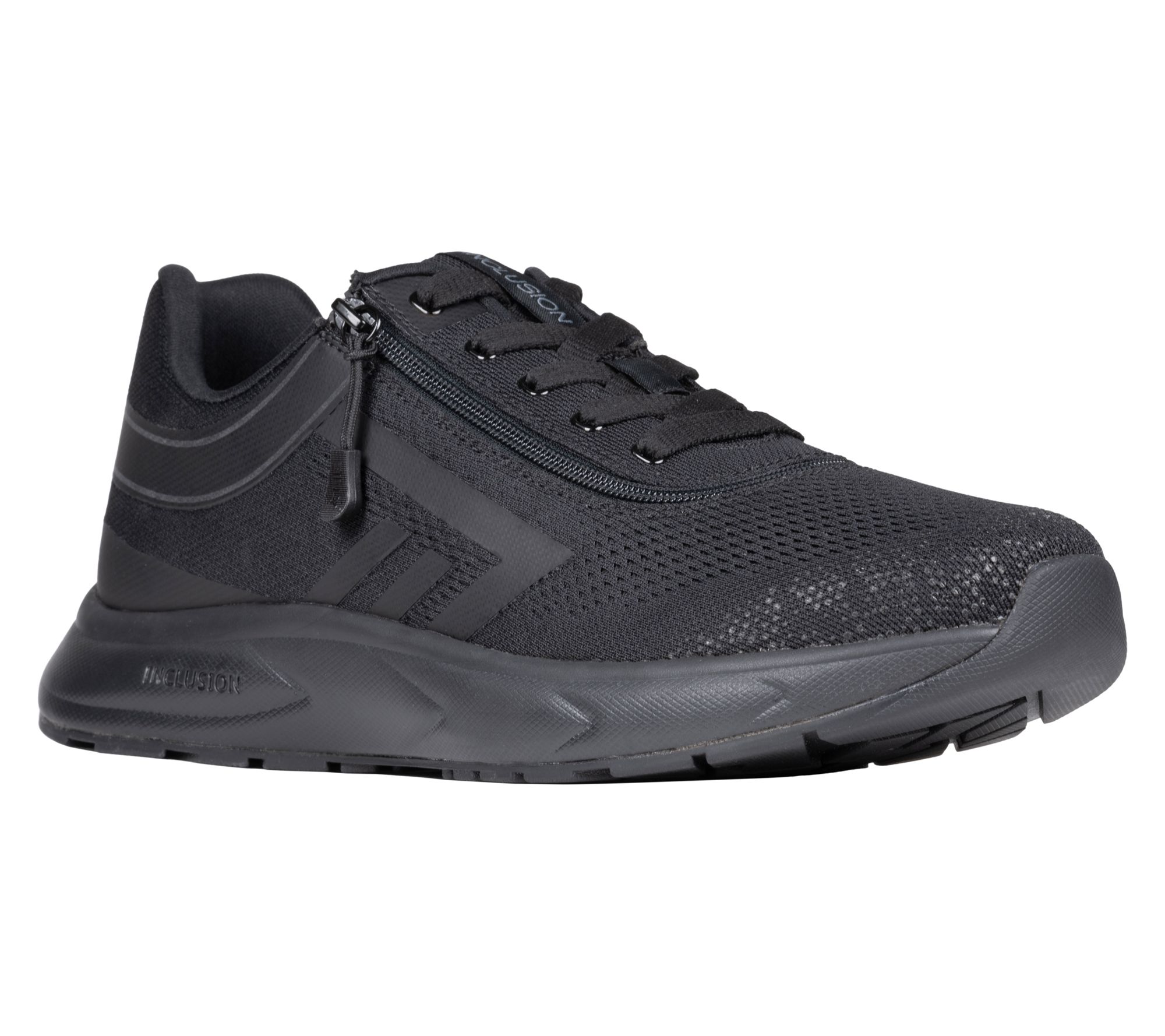 BILLY Footwear zip-on Men's Black to the FloorSport Inclusion