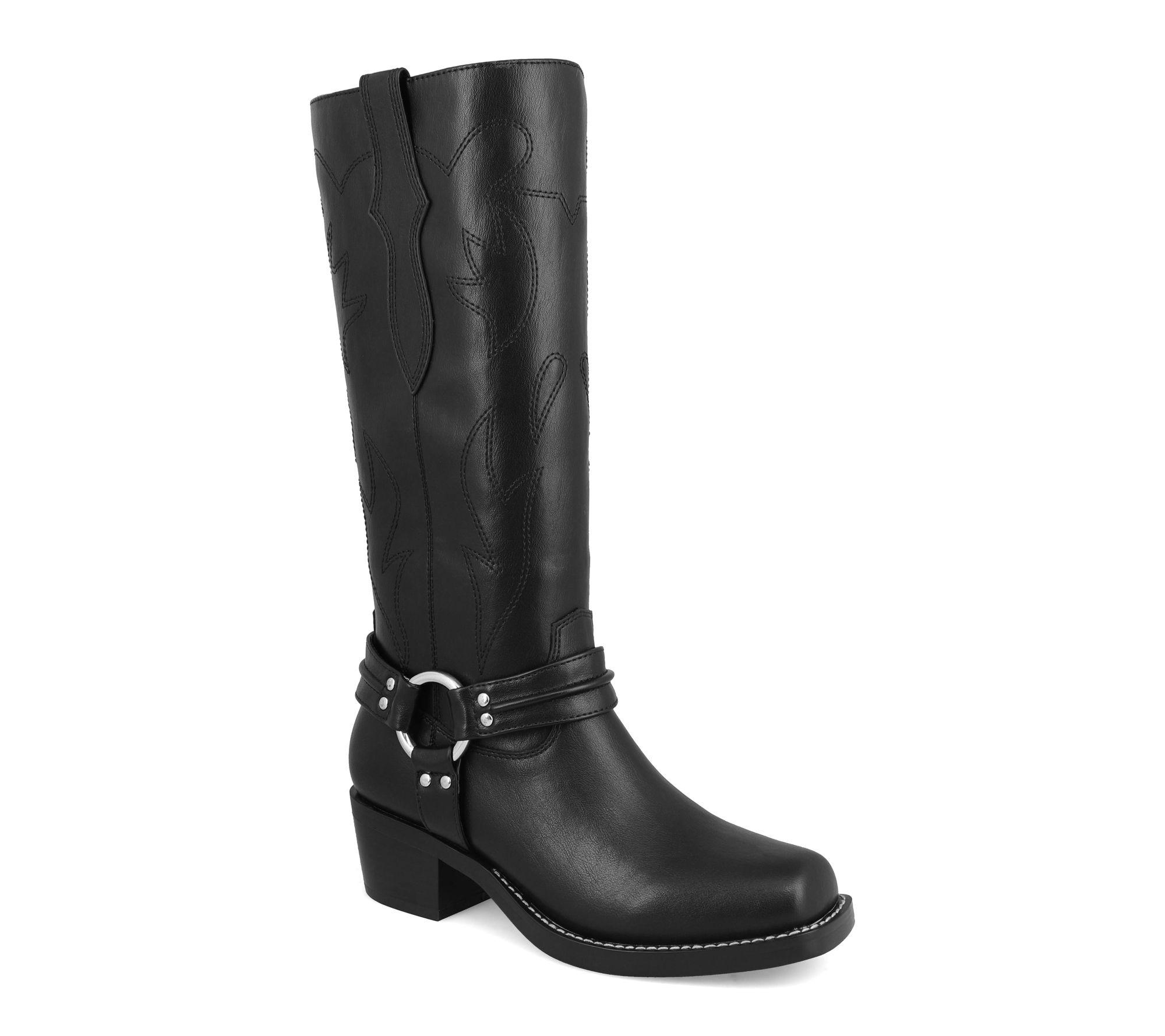 MIA Tall Harness Strap Western Boots - Diego