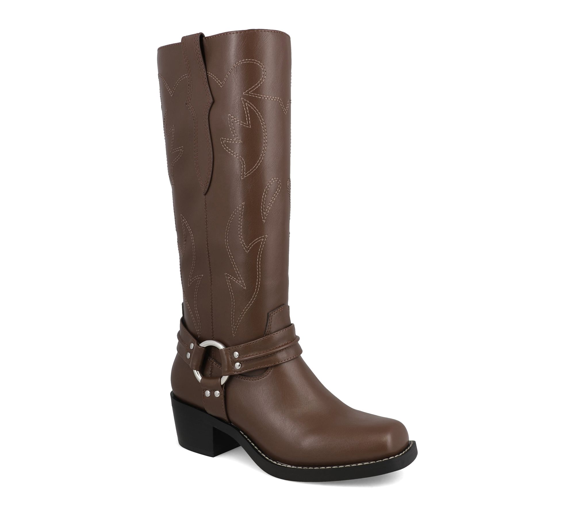 MIA Tall Harness Strap Western Boots - Diego