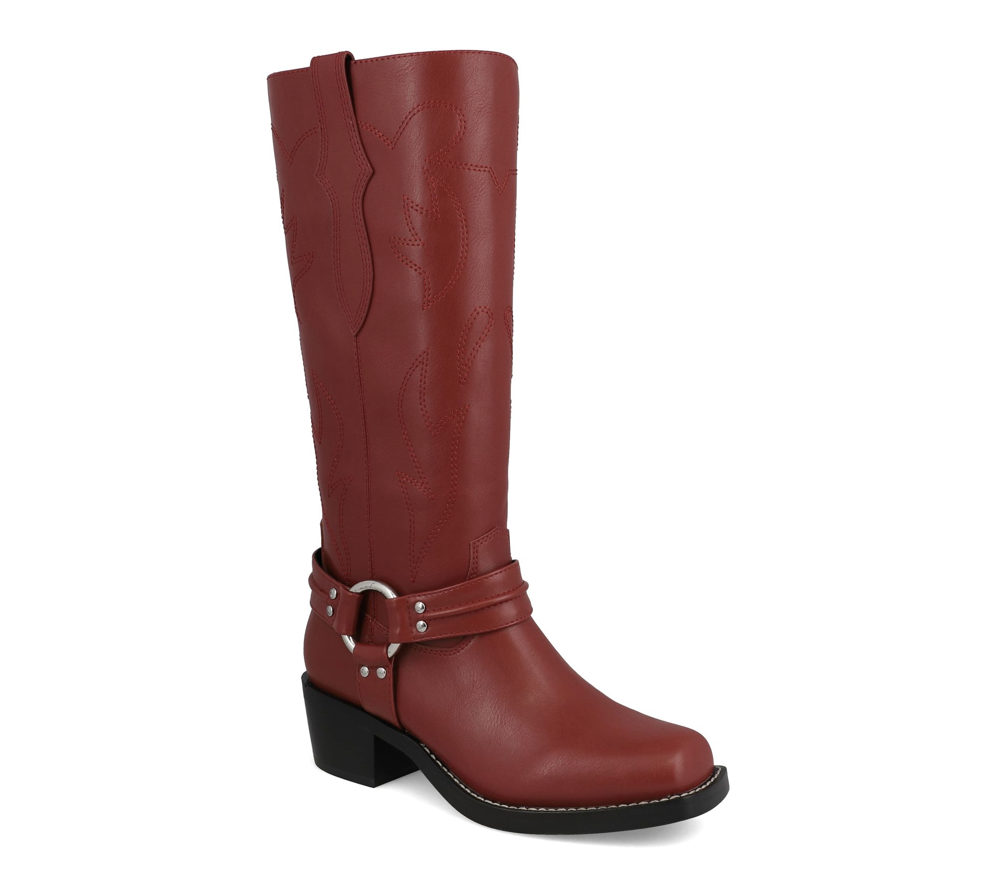 MIA Tall Harness Strap Western Boots - Diego