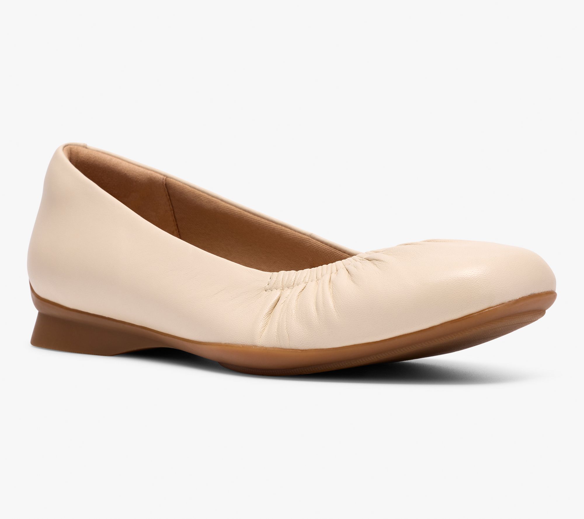 Clarks Collection Leather Flats -Jazmynn Lo