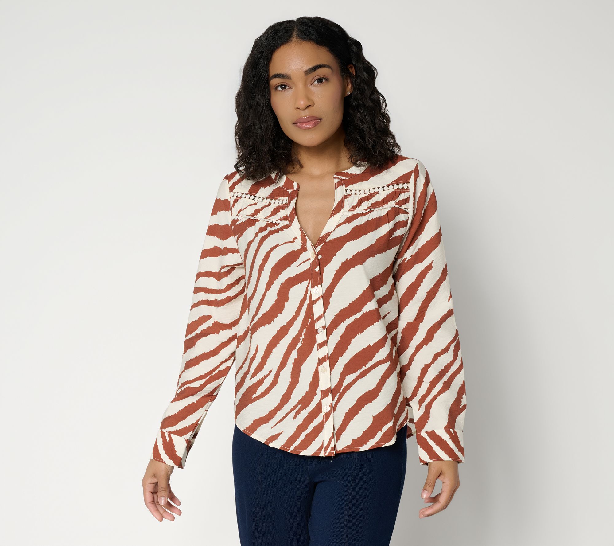 RM x Studio Rebecca Minkoff Smock Detail Shirt