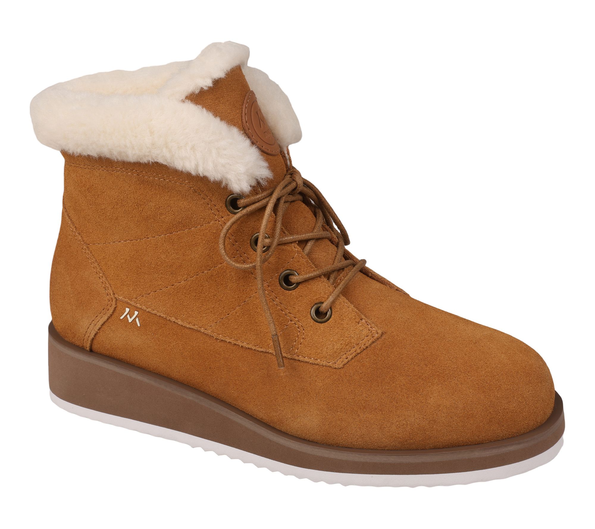 Mykos Side Zip Premium Suede Boots - Demi