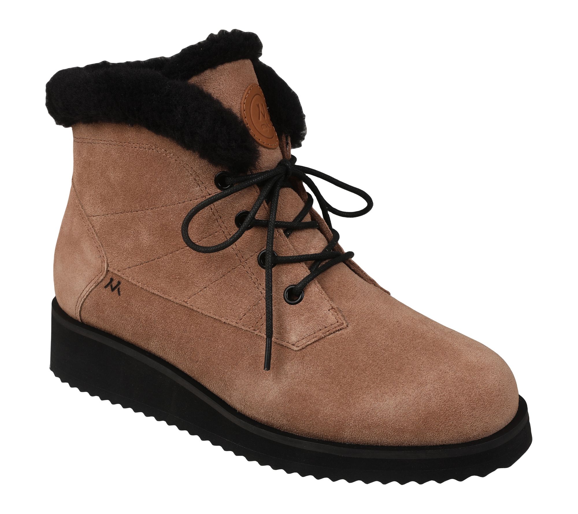 Mykos Side Zip Premium Suede Boots - Demi