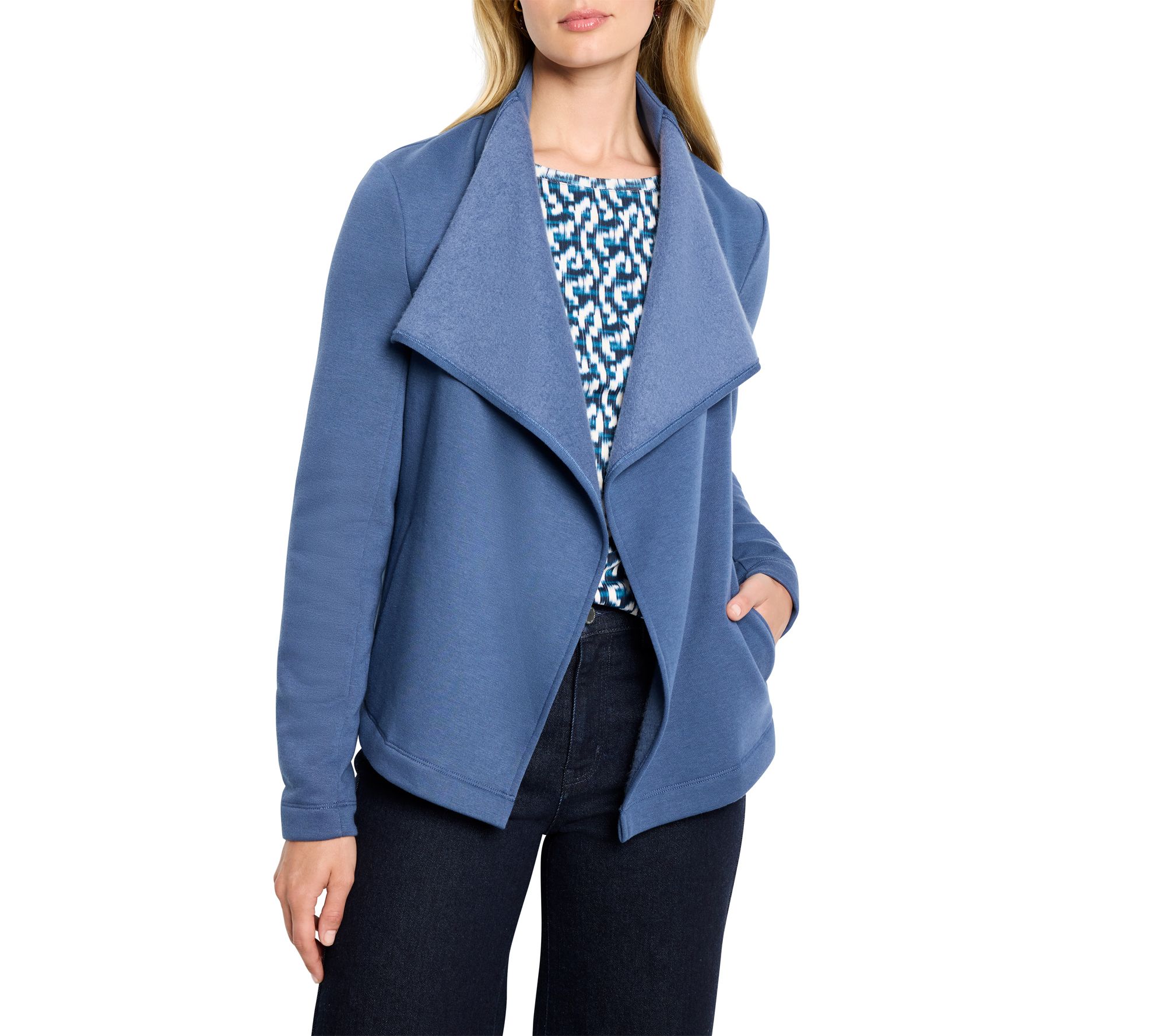 NIC+ZOE Lounge Around Moto Jacket