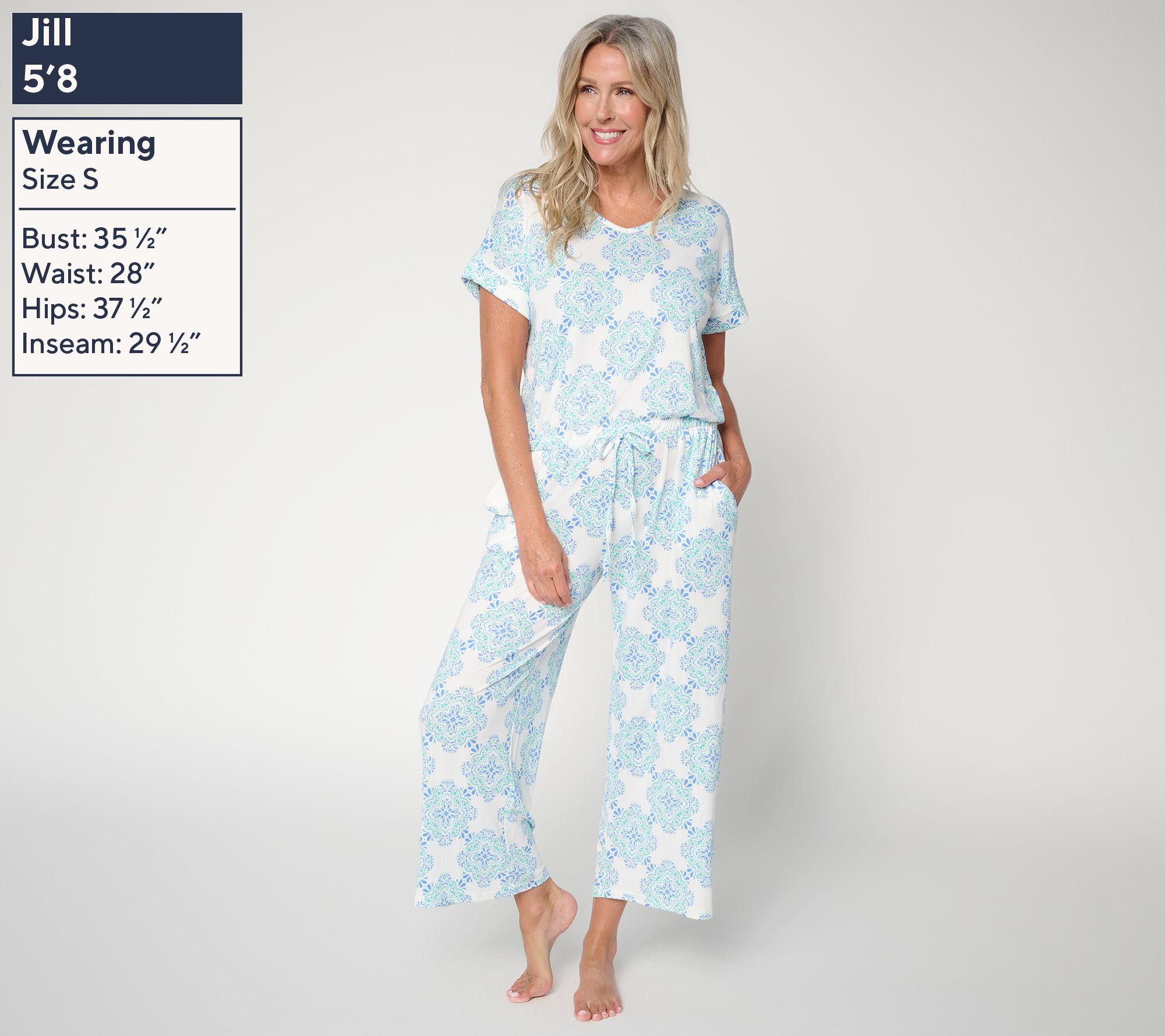 MUK LUKS Dolman Sleeve Cropped Pant Jumpsuit - QVC.com