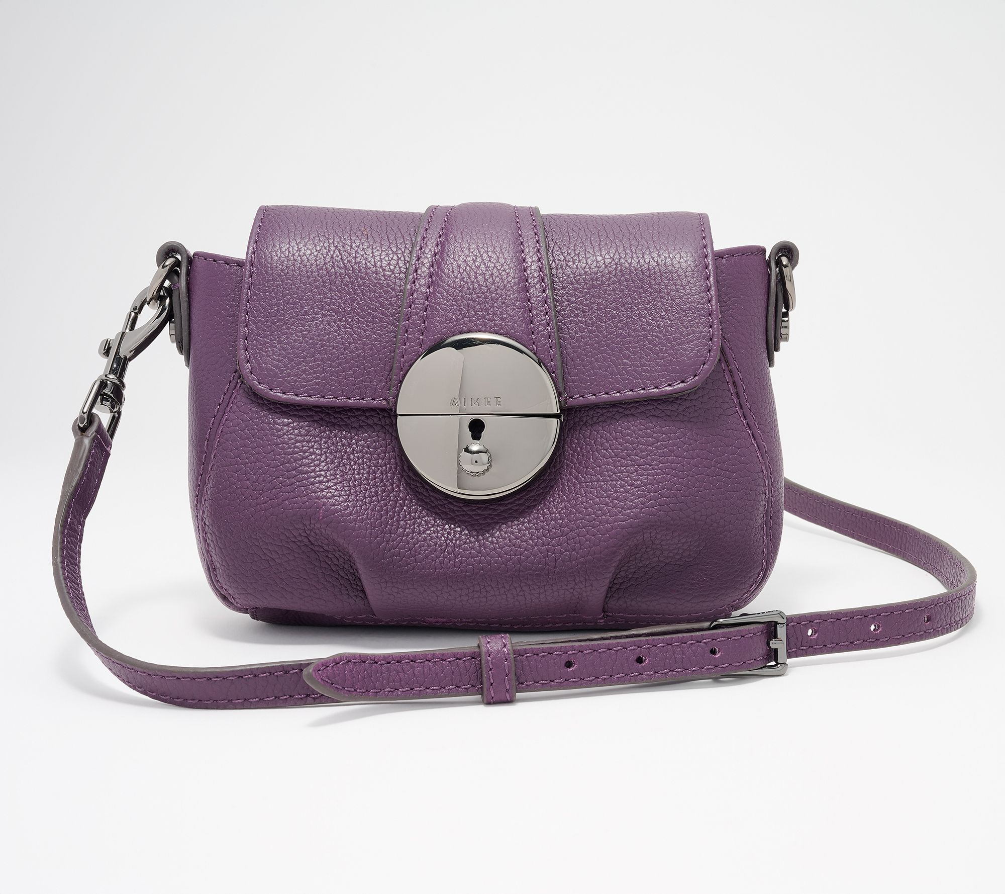 "As Is" Aimee Kestenberg Bold Beat Leather Crossbody