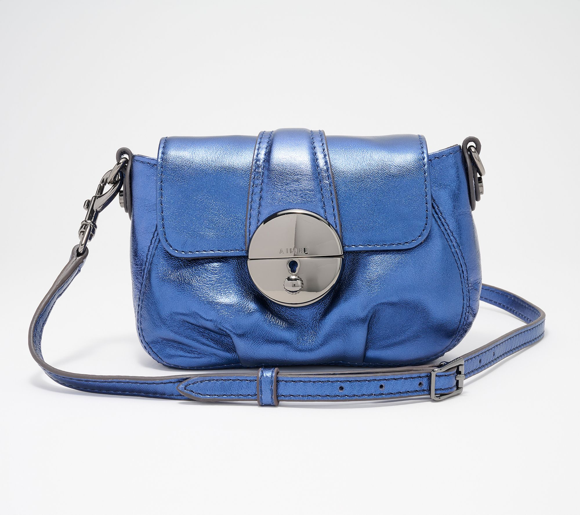 "As Is" Aimee Kestenberg Bold Beat Leather Crossbody
