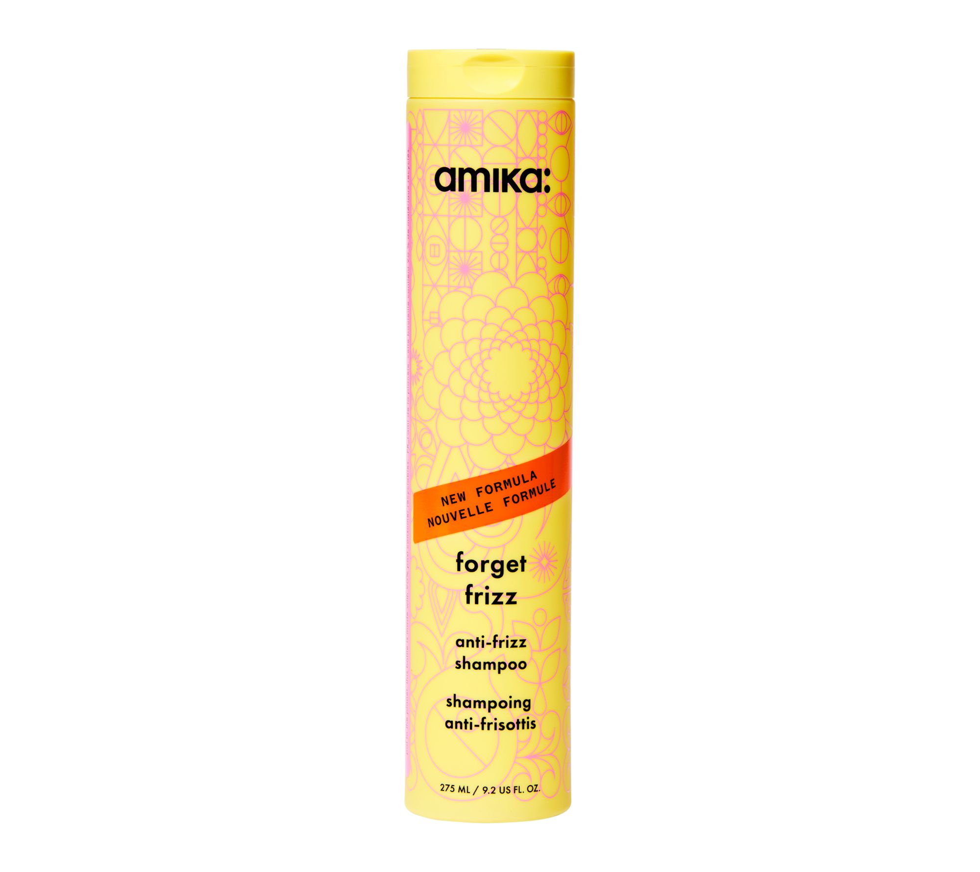  amika forget frizz anti-frizz shampoo, 275ml