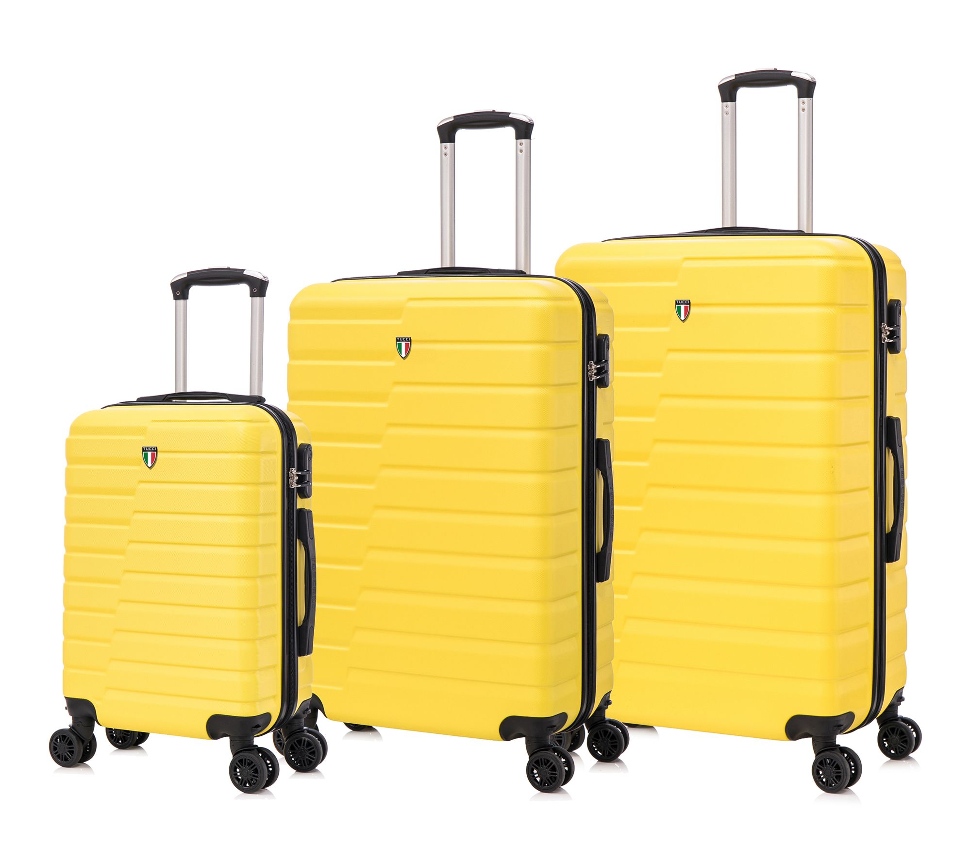 TUCCI Italy MARVELLO 3PC Hardside Luggage Set ( 20", 24", 28")