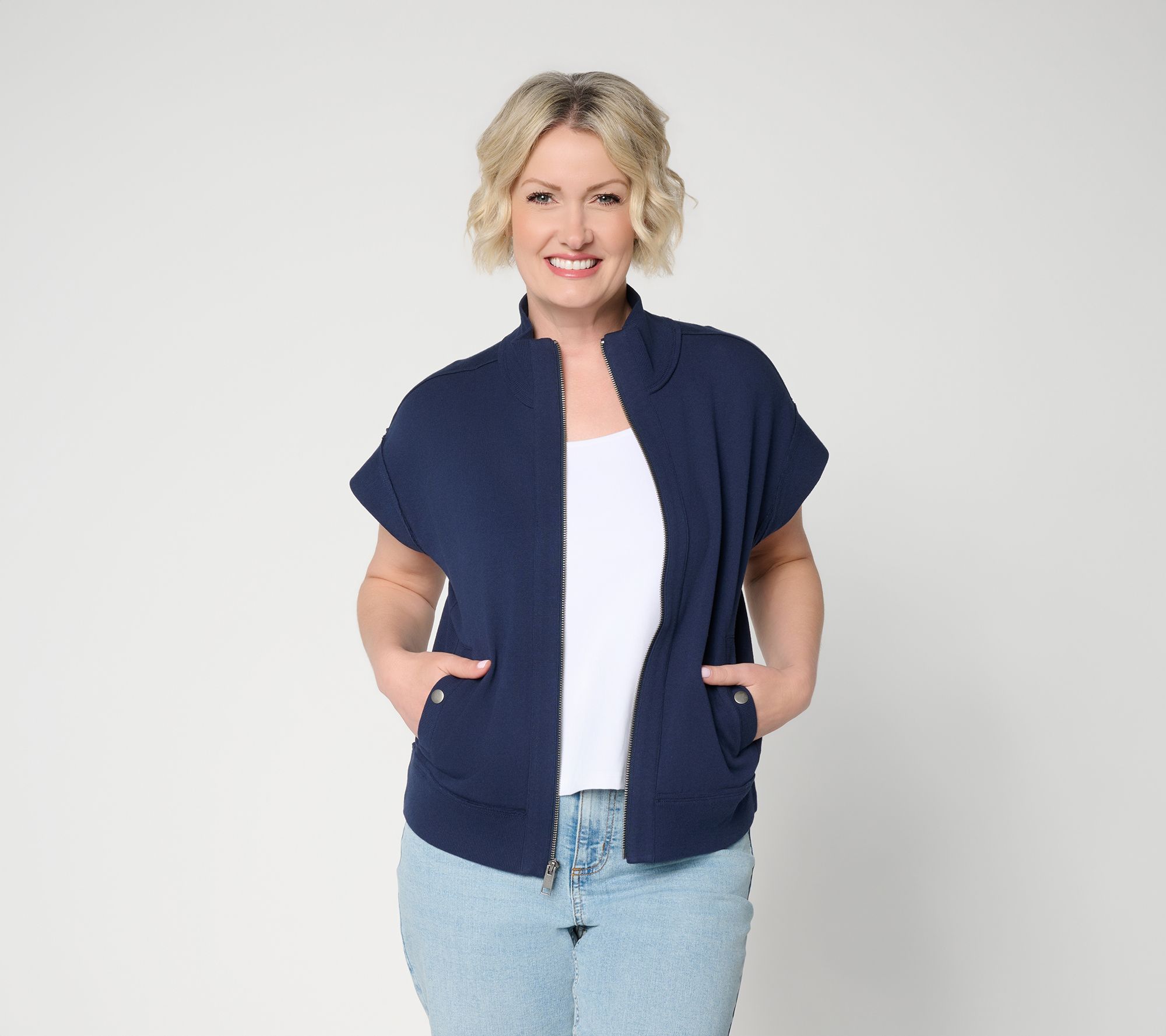 AnyBody French Terry Vest
