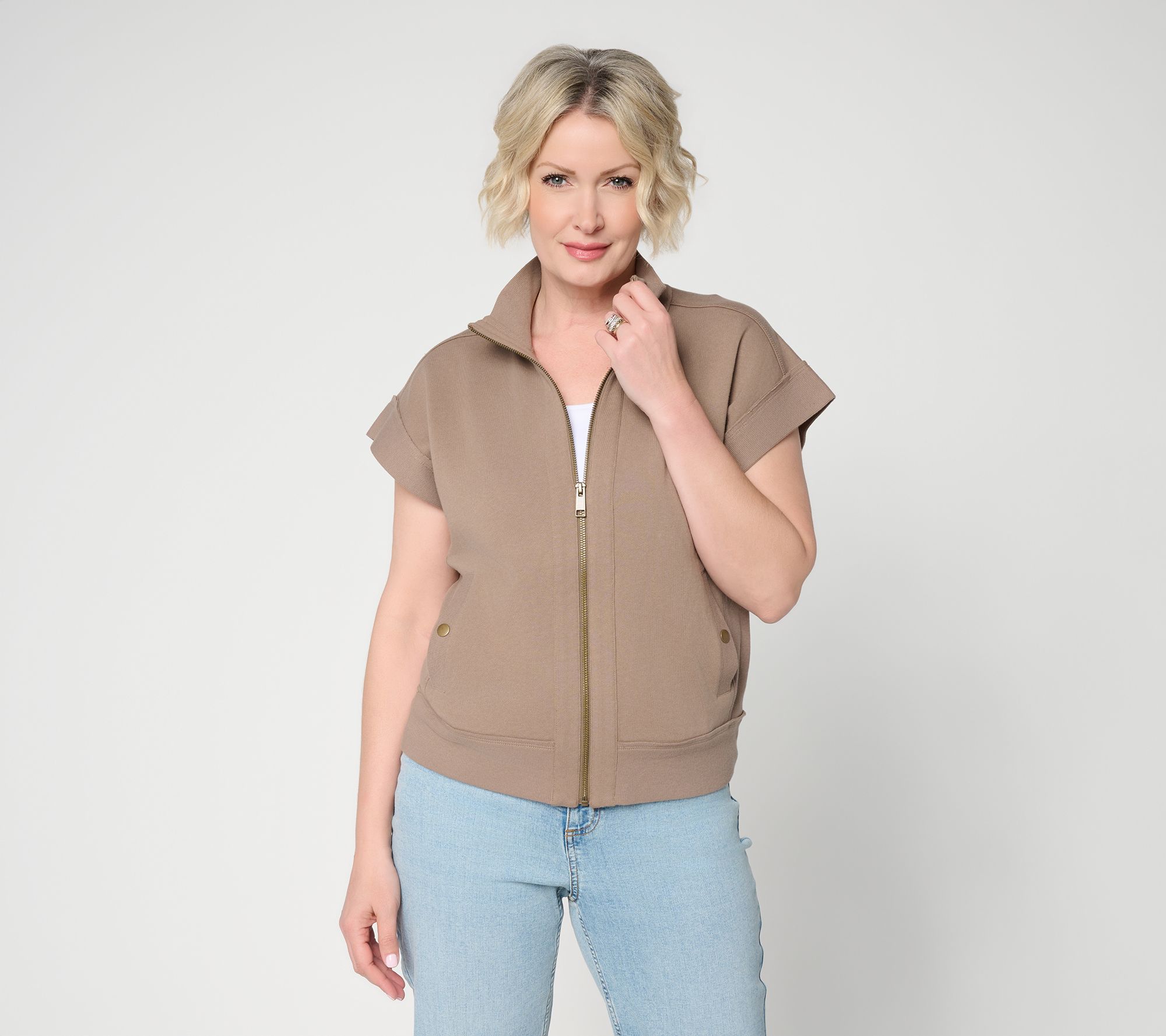 AnyBody French Terry Vest