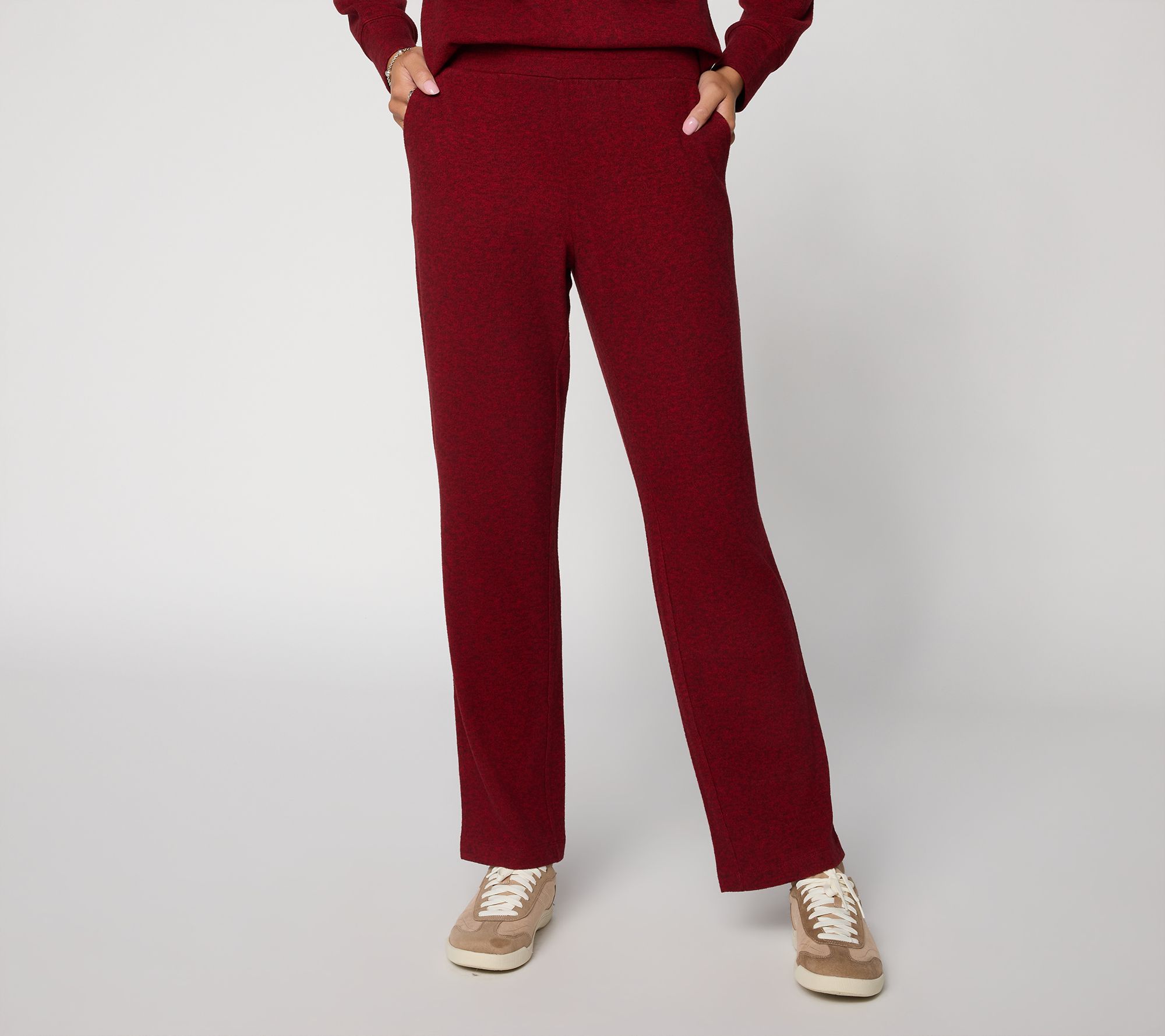 Belle by Kim Gravel Petite Marshbellow Knit Leg Pants