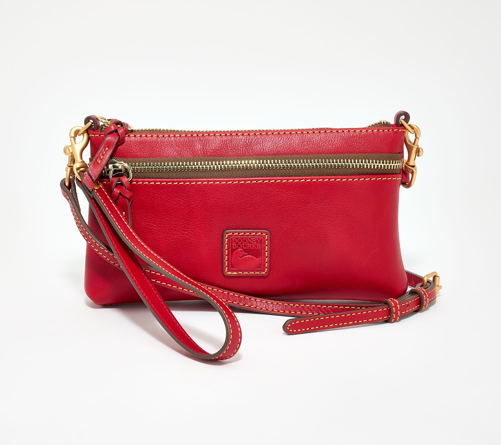 "As Is" Dooney & Bourke Florentine Leather Multi Crossbody