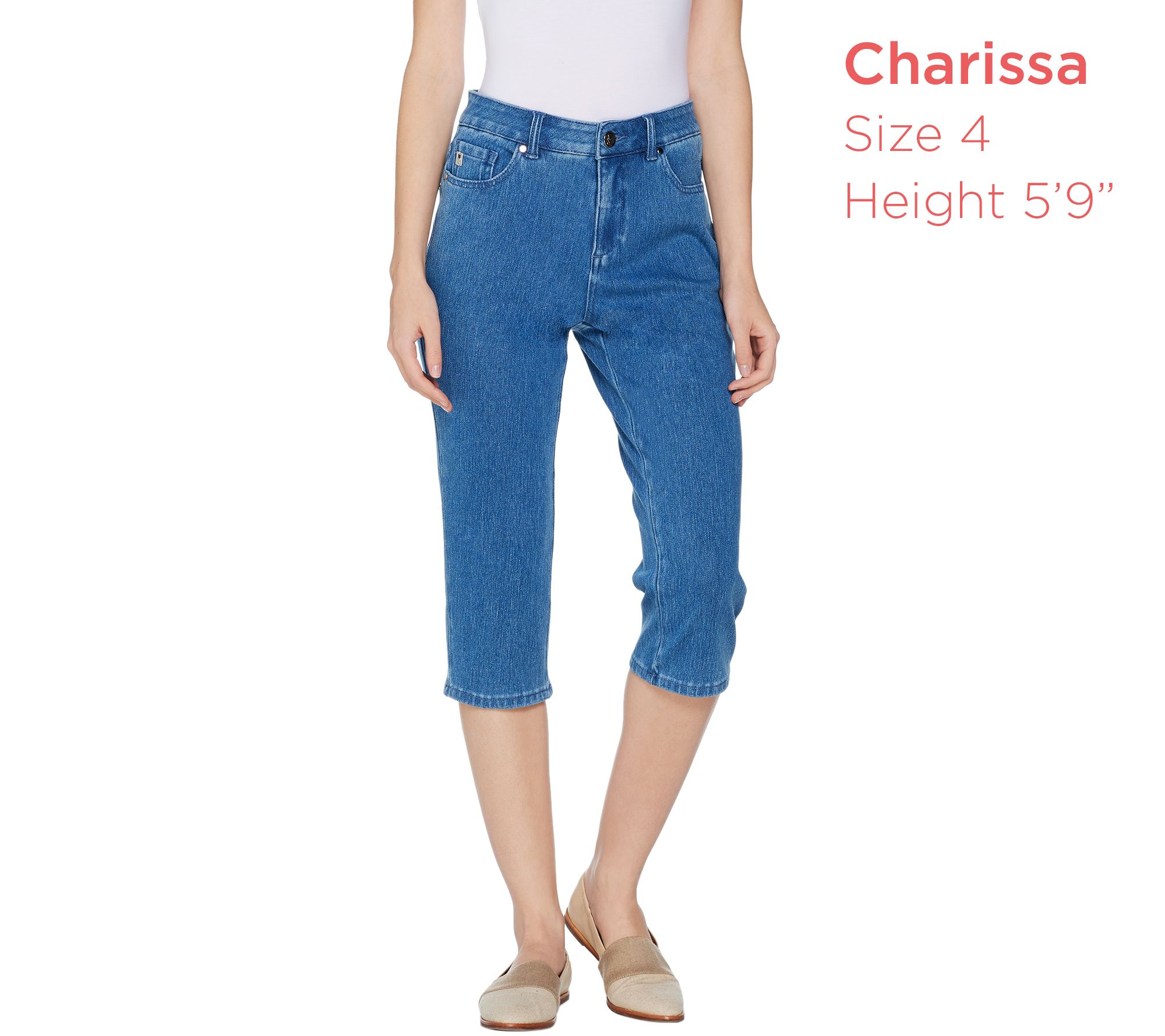 qvc kim gravel capri pants