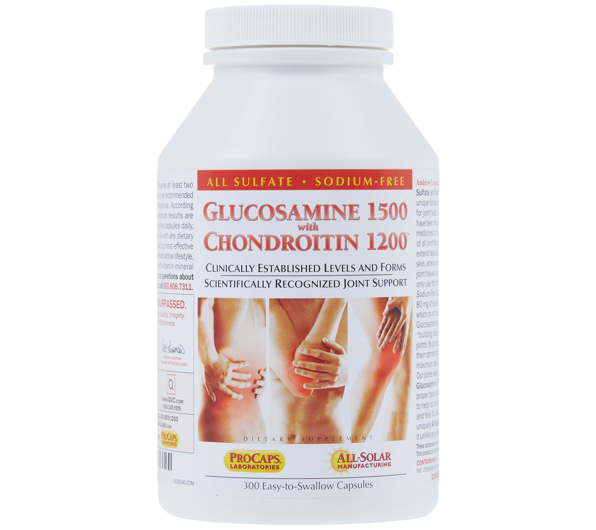 Andrew Lessman Glucosamine and Chondroitin 300 Capsules