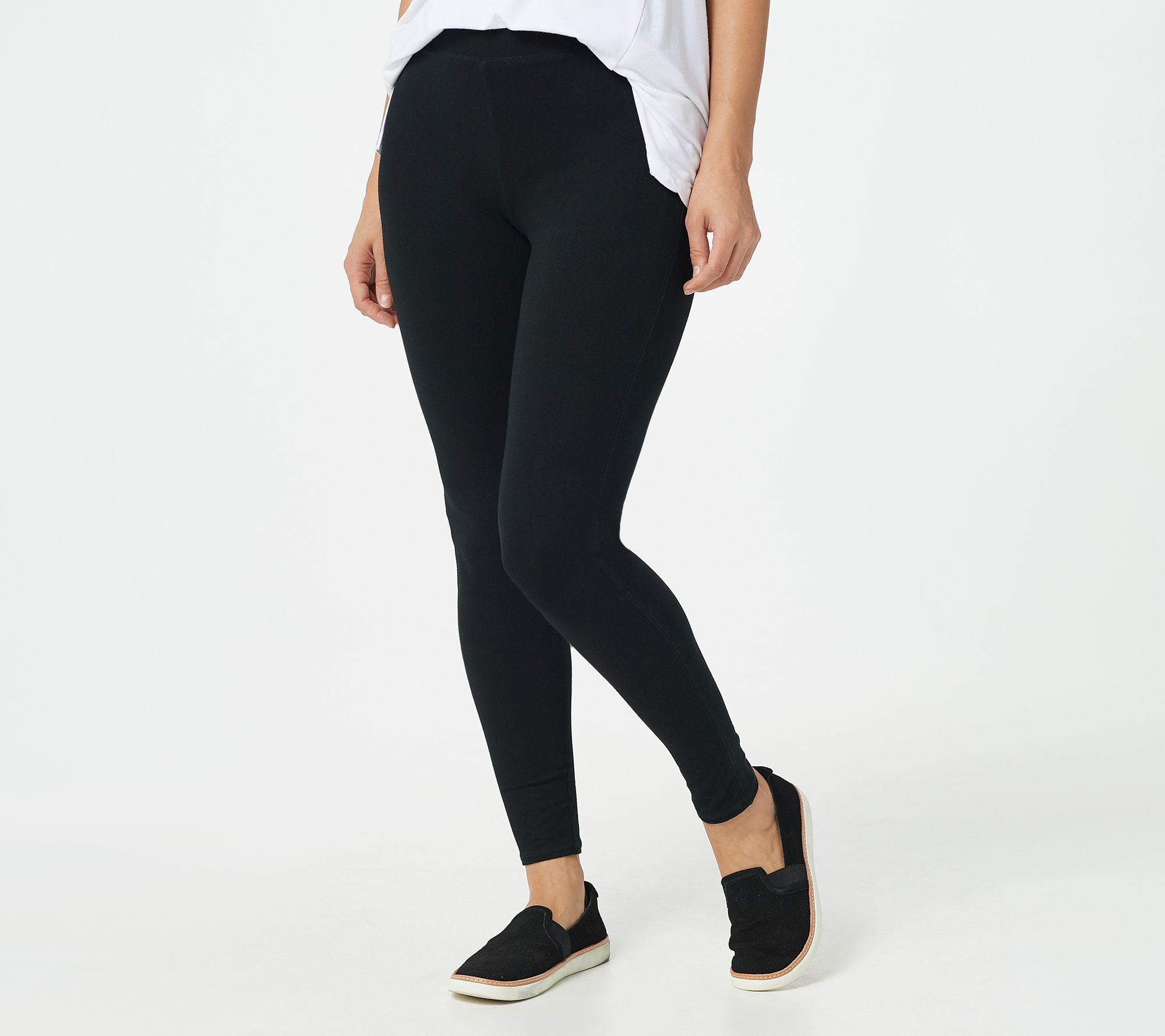 Denim & Co. Active Tall Duo Stretch Printed Leggings