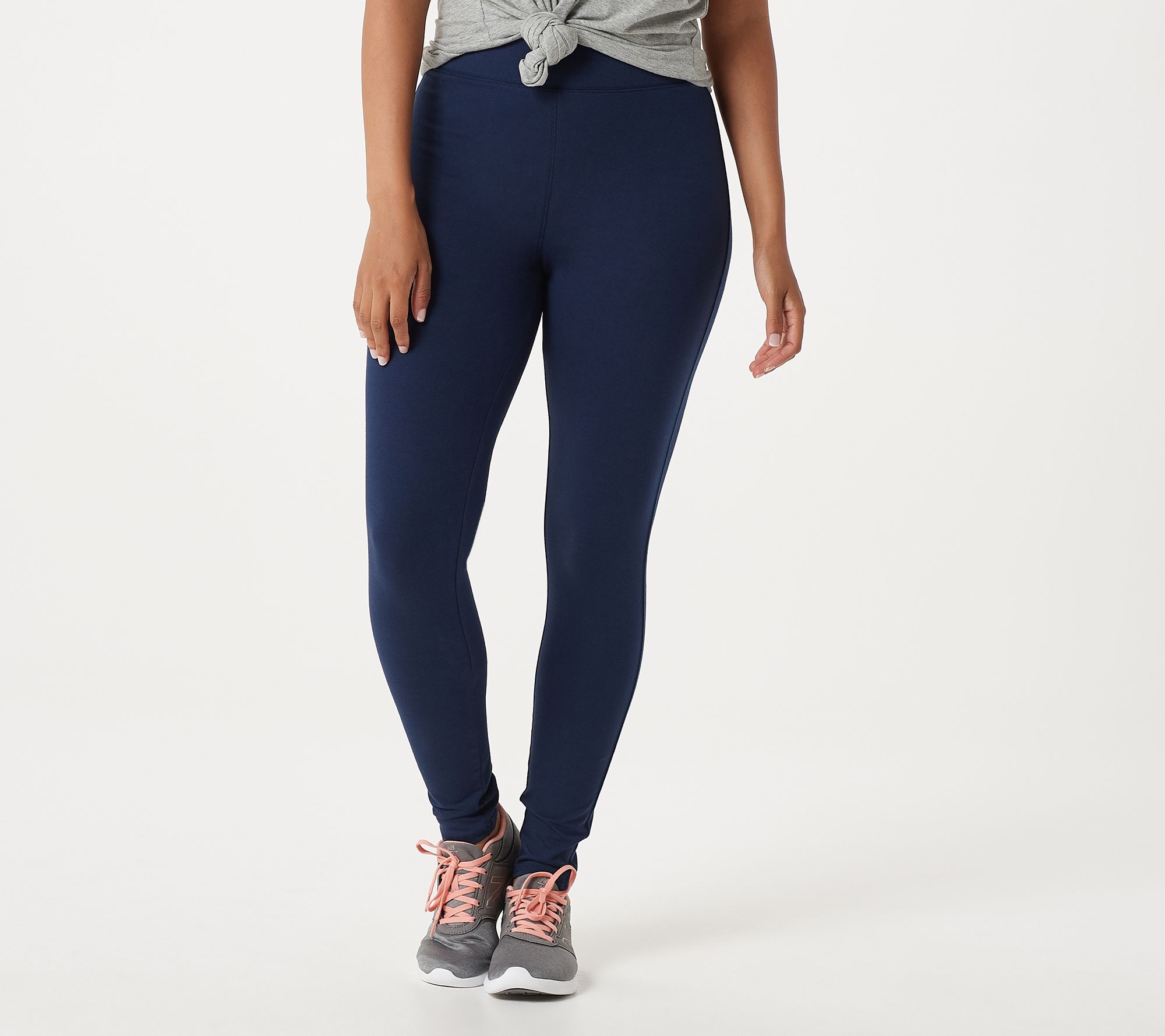Denim & Co. Active Tall Duo Stretch Printed Leggings 