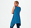 Truth + Style Knit Striped Sleeveless A-Line Drape Tunic, 1 of 3