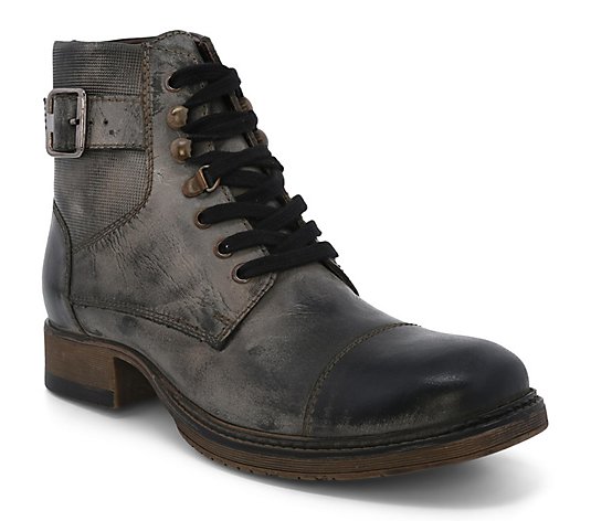 Roan Men's Leather 7-Eye Casual Boots - Dean