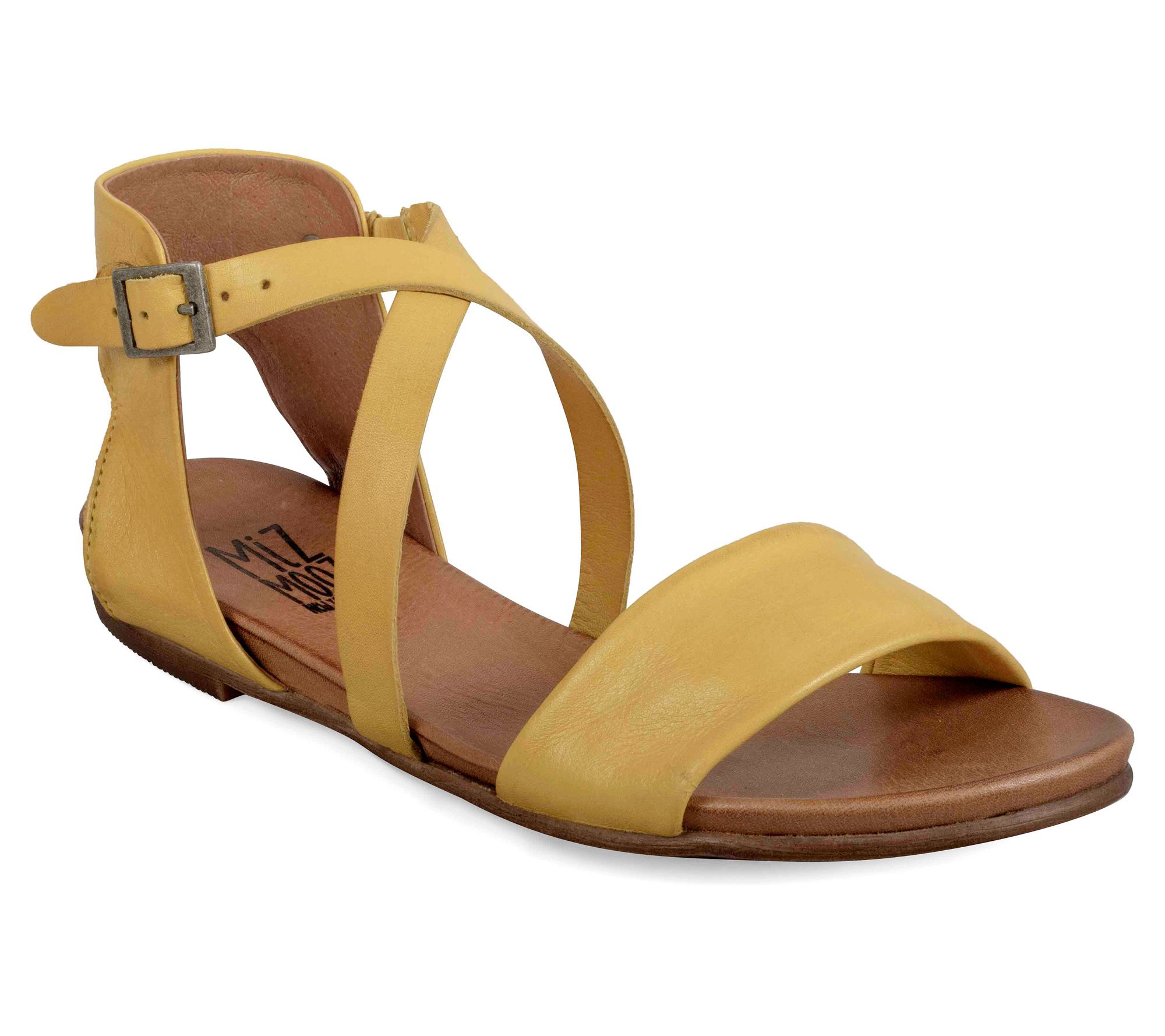 Miz Mooz Comfort Flat Strappy Sandals - Aster