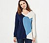 Laurie Felt Cashmere Blend Novelty Pullover Sweater