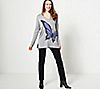 Laurie Felt Cashmere Blend Novelty Pullover Sweater, 2 of 3