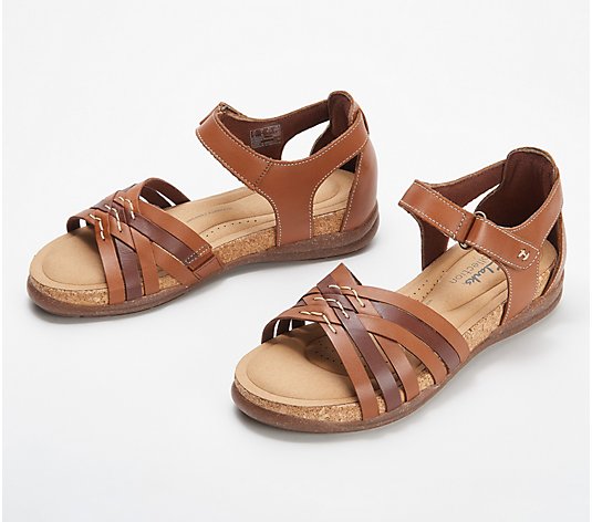 Clarks Collection Leather Sandals - Roseville Cove