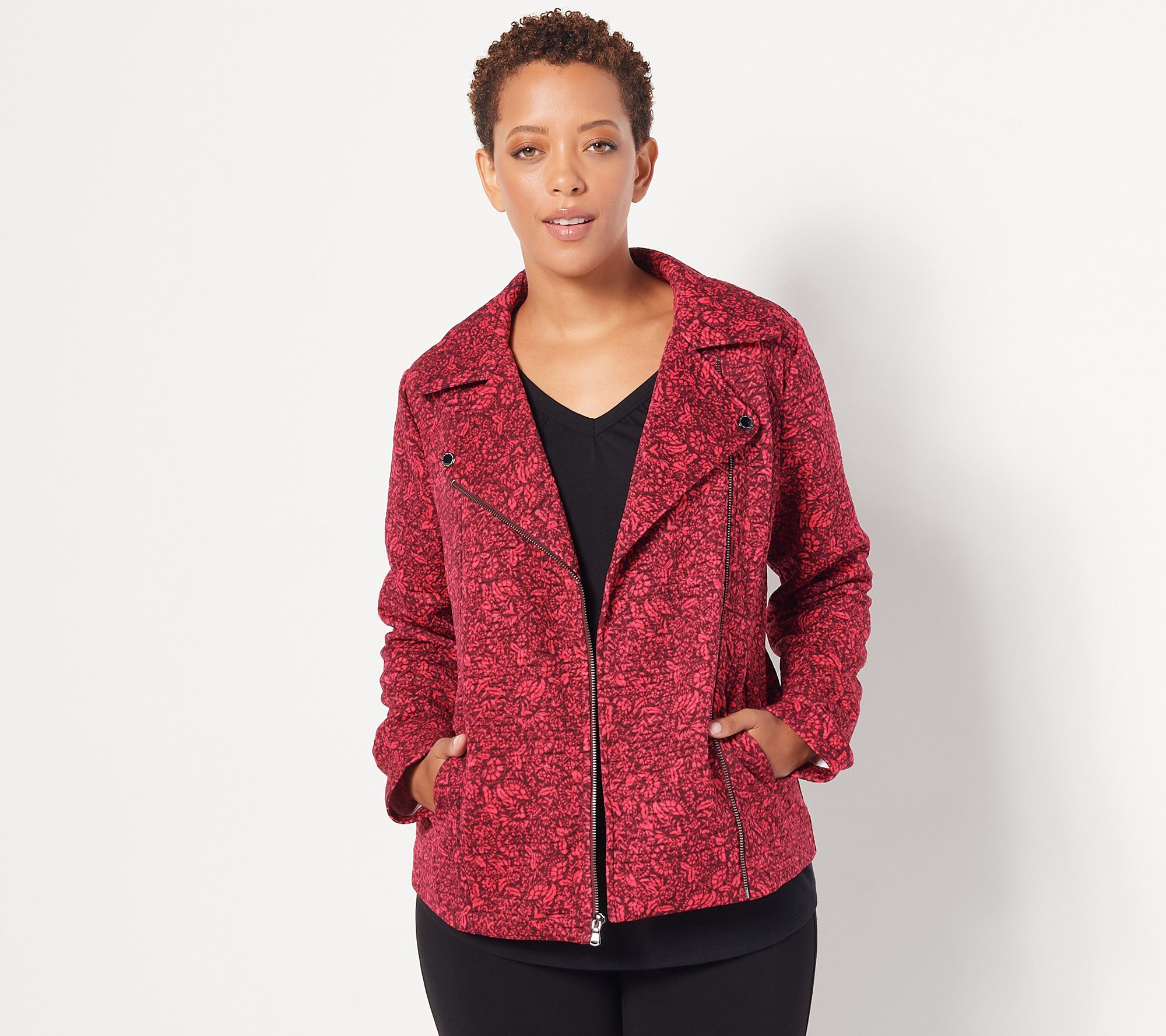 Qvc Com 2, Isaac Mizrahi Live! Printed Reversible Puffer Jacket.