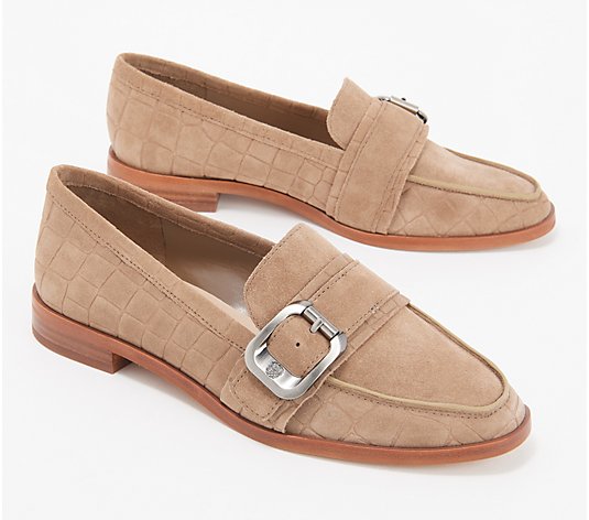 Vince Camuto Leather Pointed Toe Loafers - Cenkanda
