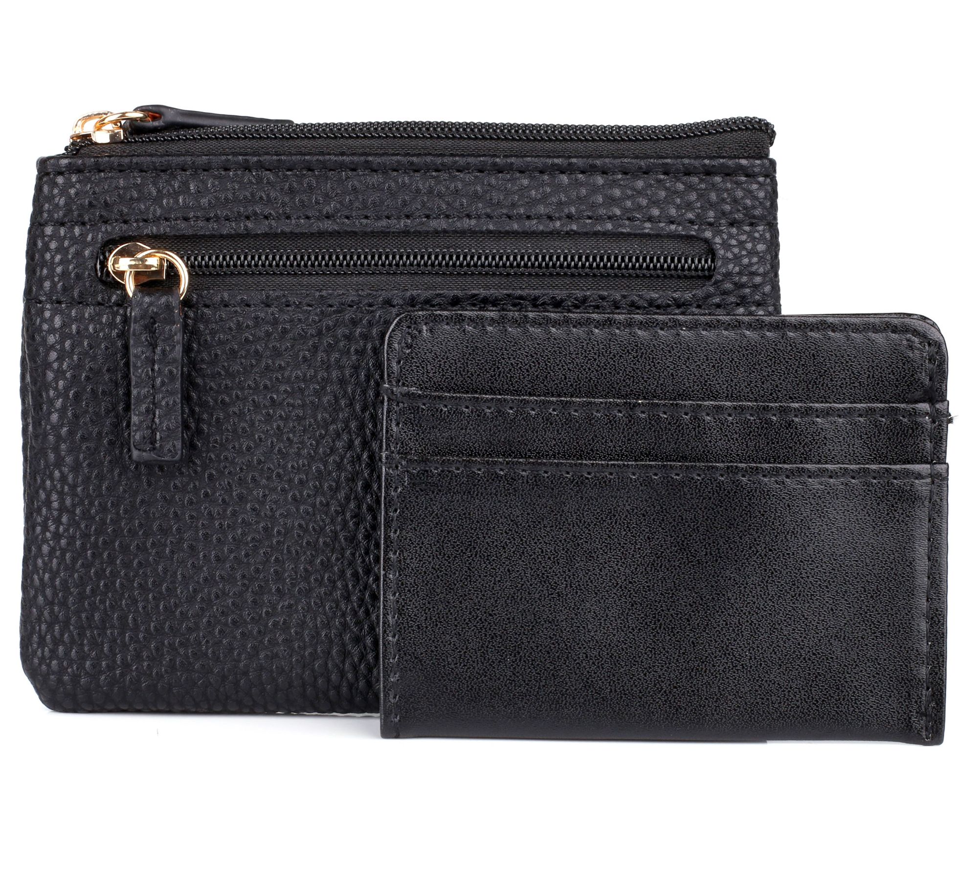 Julia Buxton Pebble RFID Pik-Me-Up Large ID Coin / Card Case